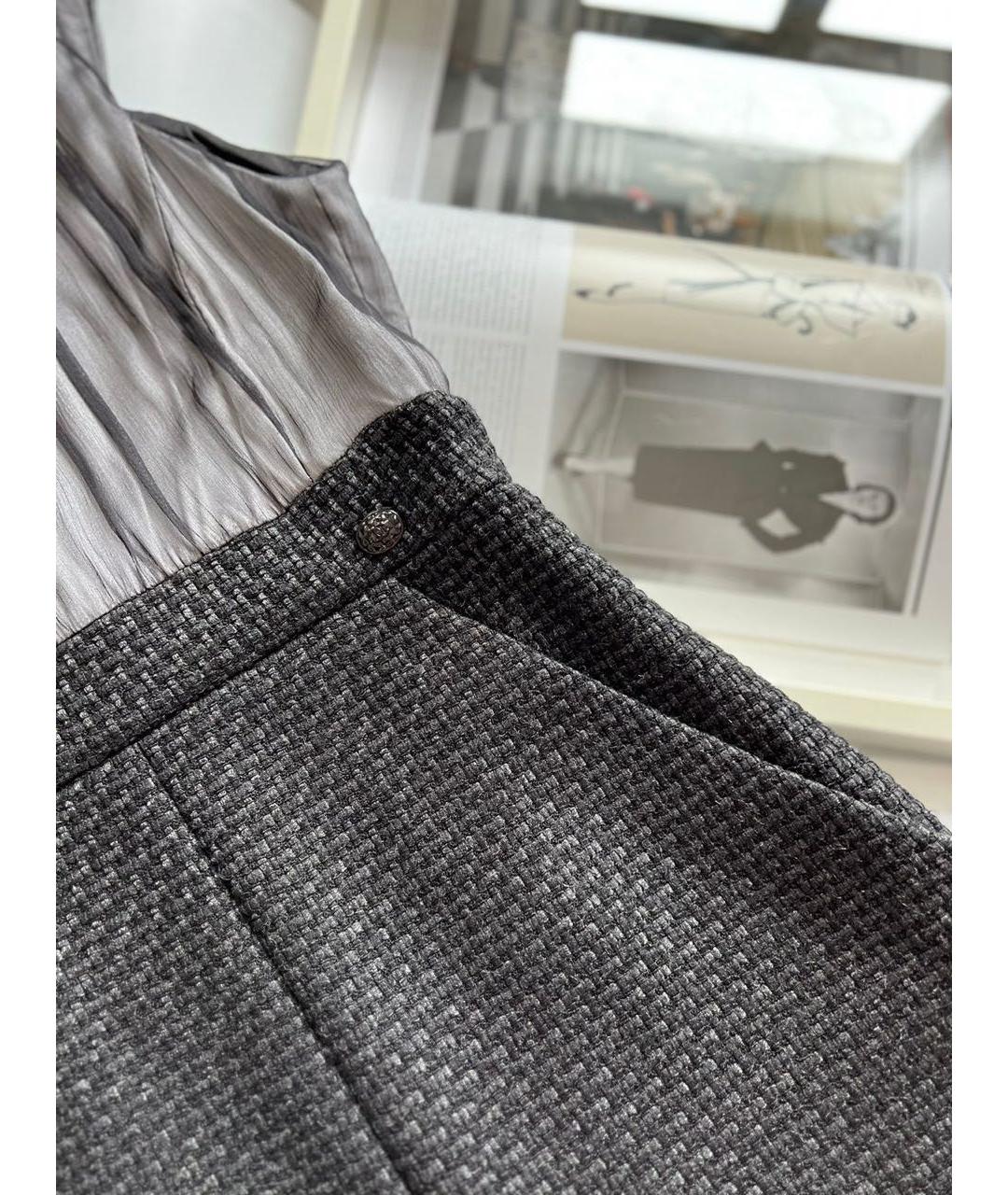 CHANEL Черное повседневное платье, фото 5