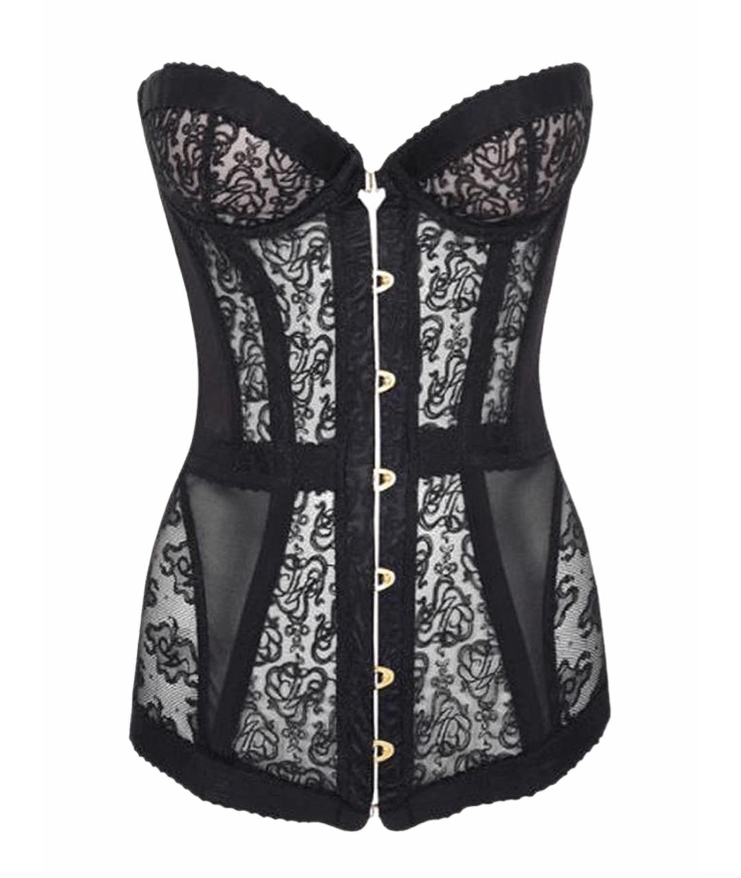 AGENT PROVOCATEUR Черный полиамидовый корсет, фото 1