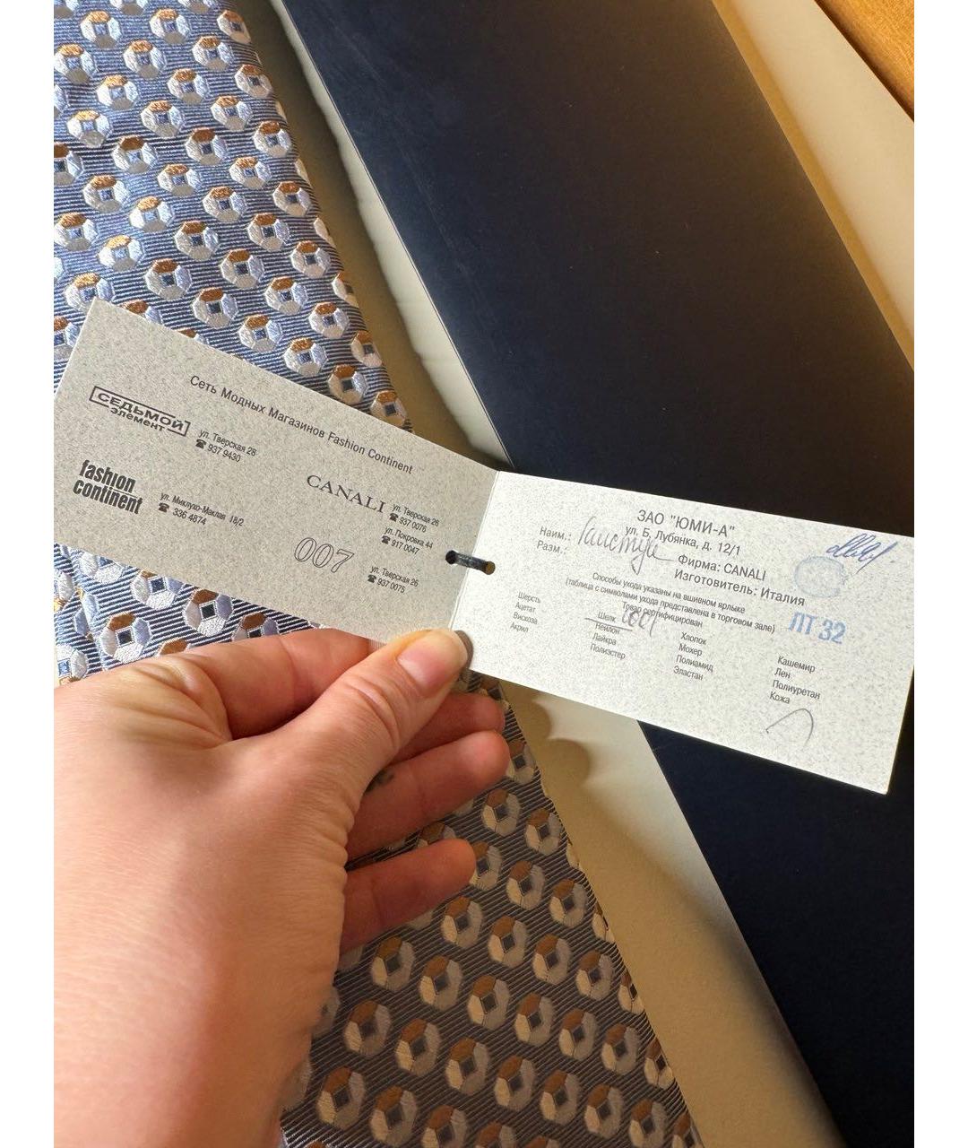 CANALI Мульти шелковый галстук, фото 5