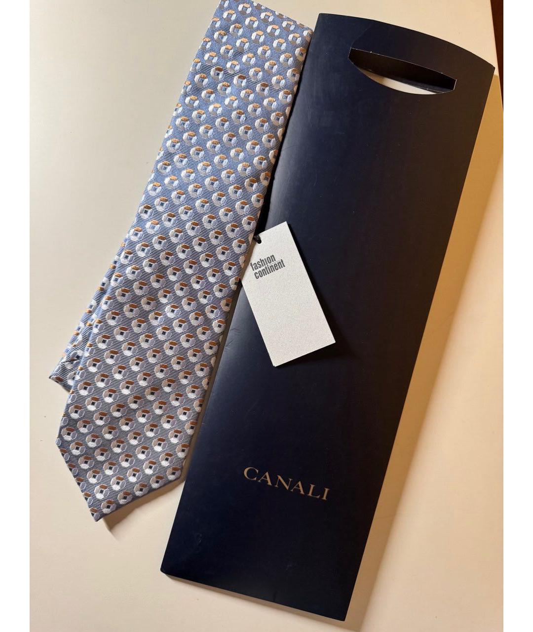 CANALI Мульти шелковый галстук, фото 6