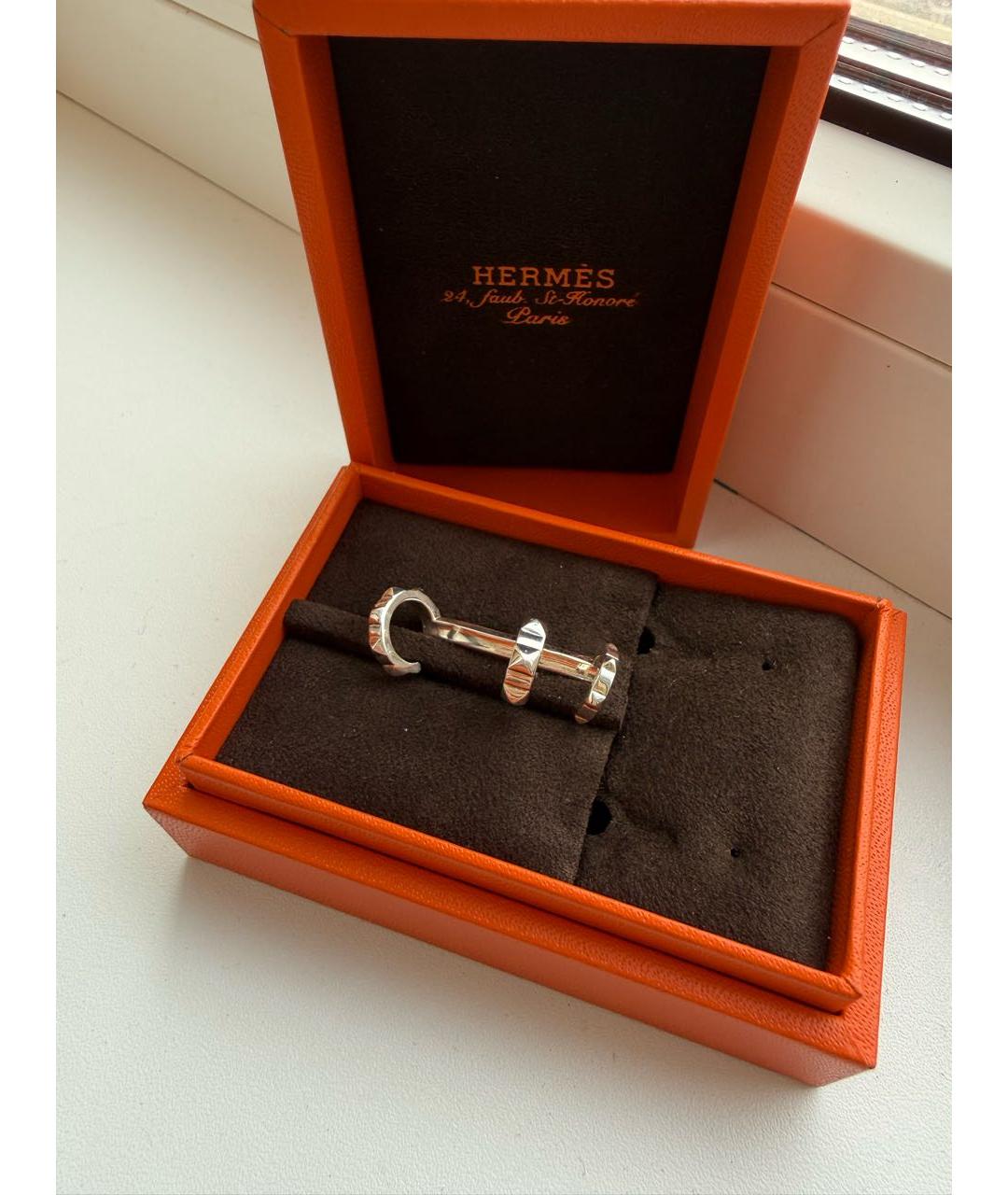 HERMES Серебряные серебряные серьги, фото 4