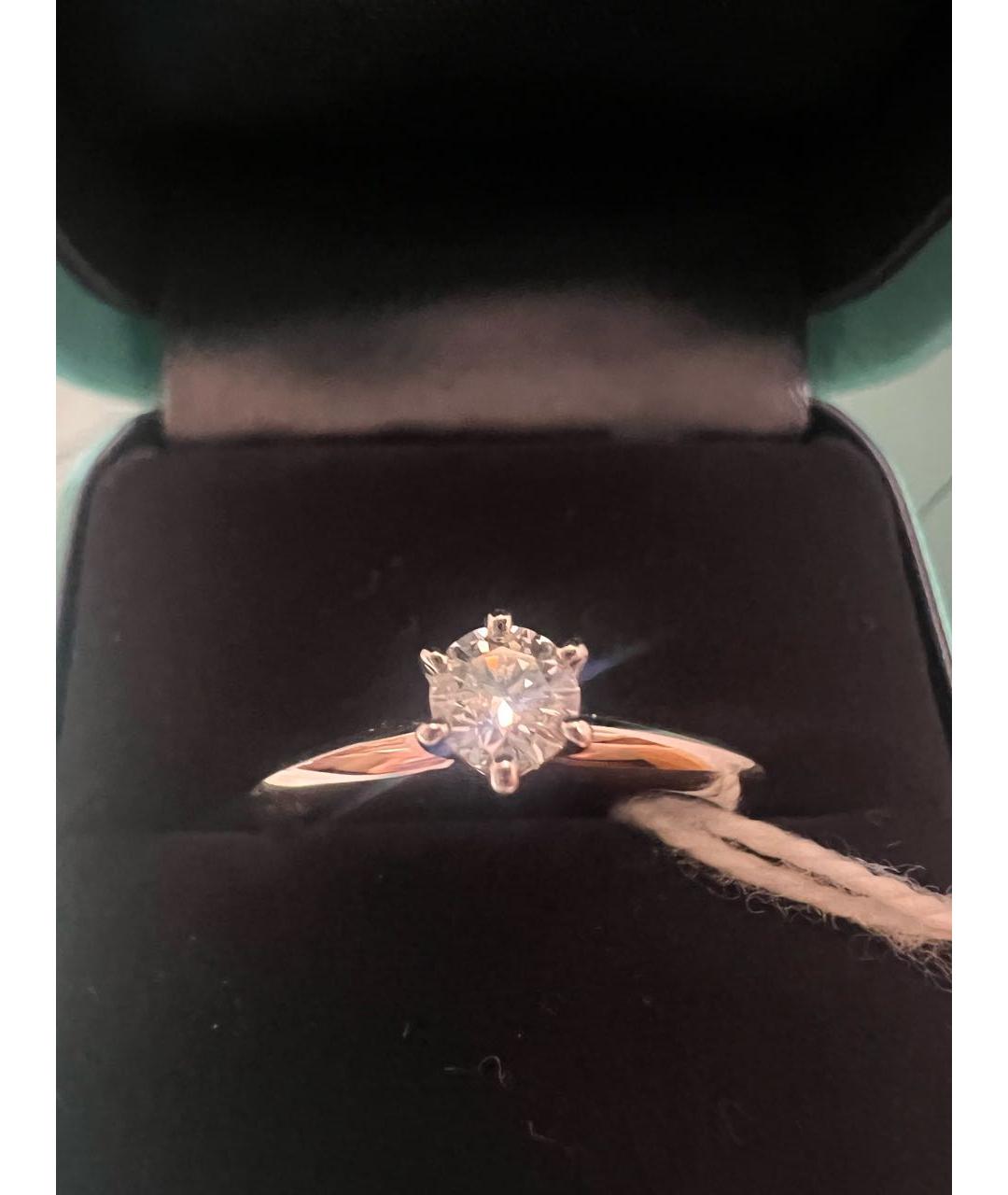 TIFFANY&CO Серебряное платиновое кольцо, фото 2