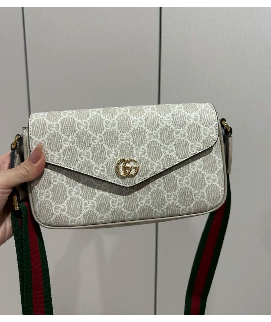 GUCCI Бежевая сумка через плечо, фото 6