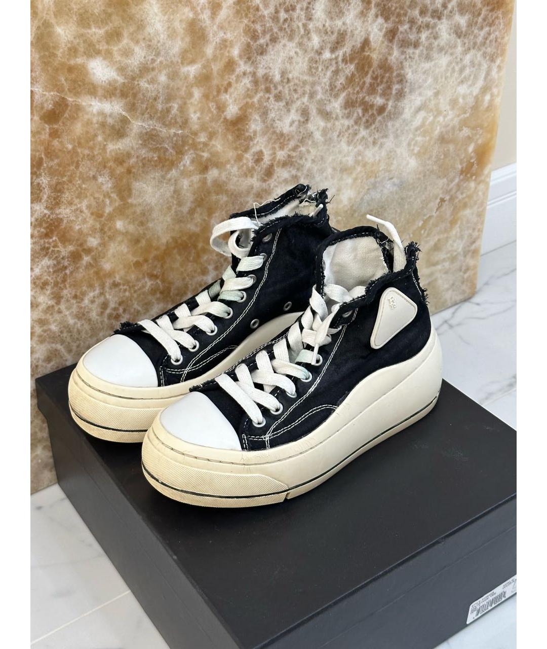 R13 Бежевые текстильные кеды, фото 2