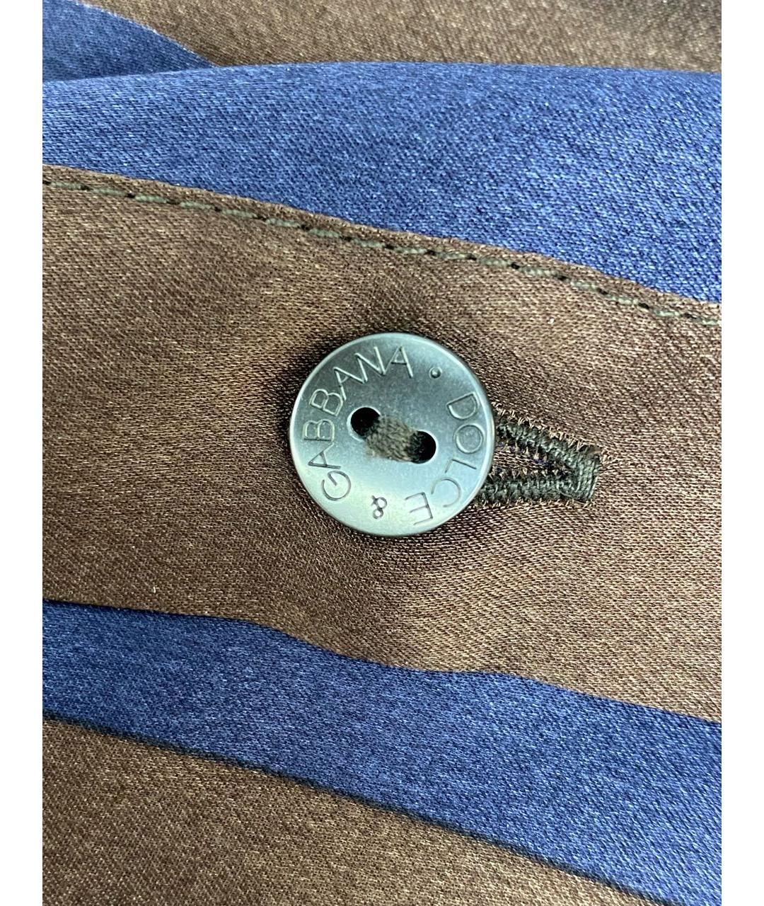 DOLCE&GABBANA Мульти шелковая рубашка, фото 4