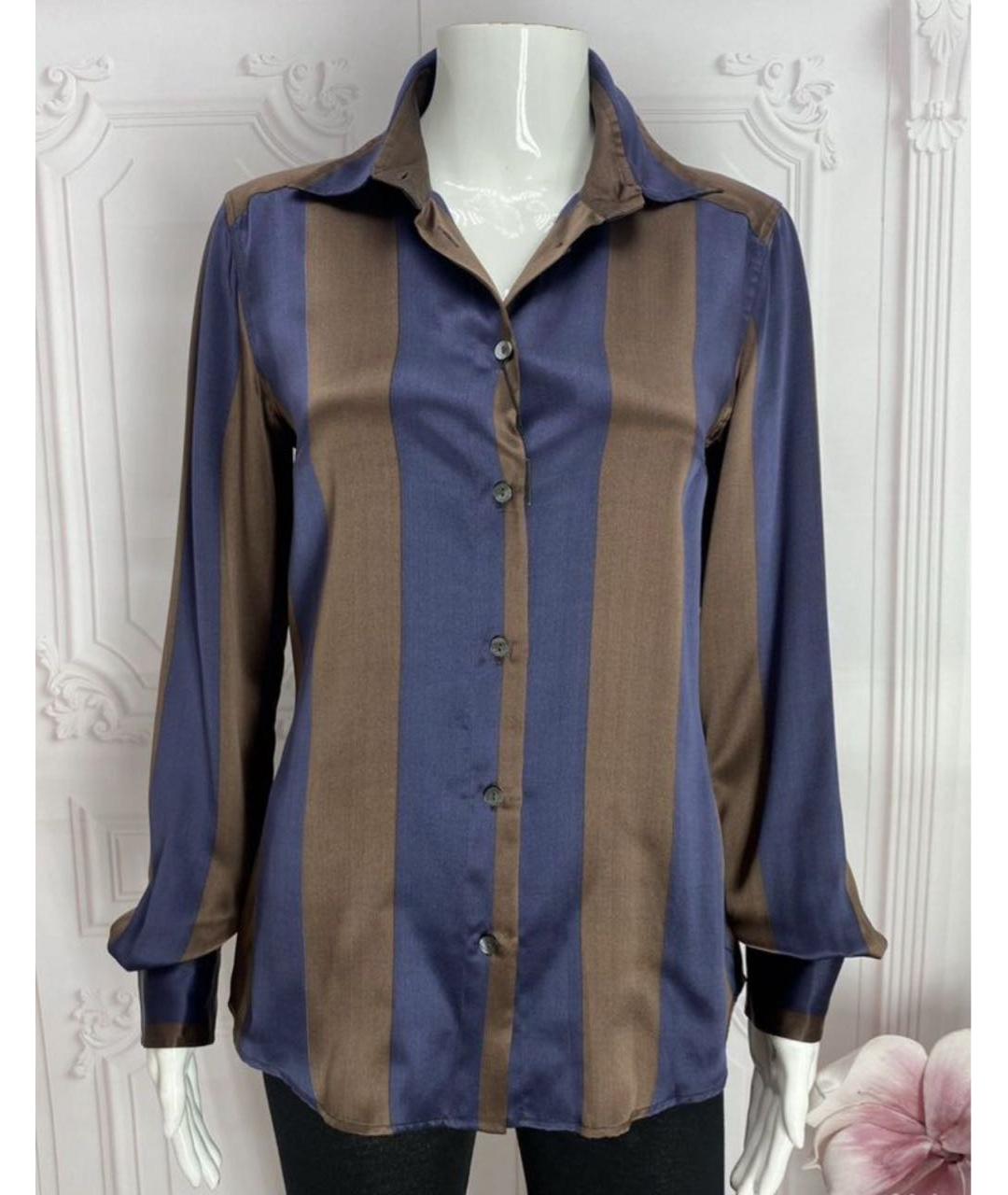 DOLCE&GABBANA Мульти шелковая рубашка, фото 8