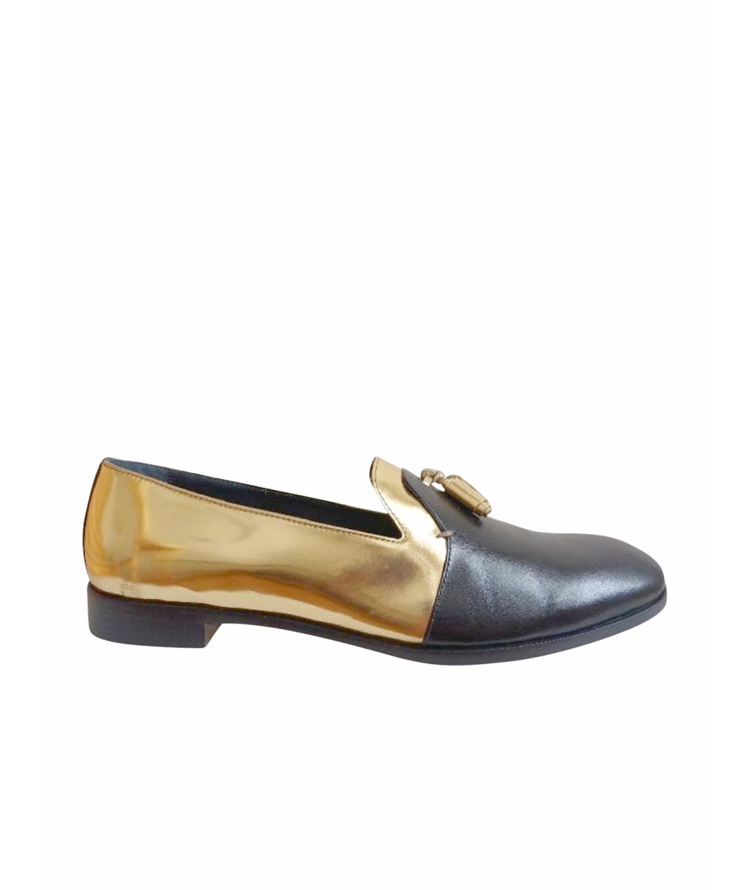 SERGIO ROSSI Мульти кожаные лоферы, фото 11