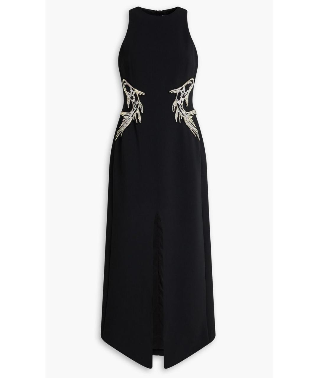 DAVID KOMA Черное вискозное коктейльное платье, фото 5