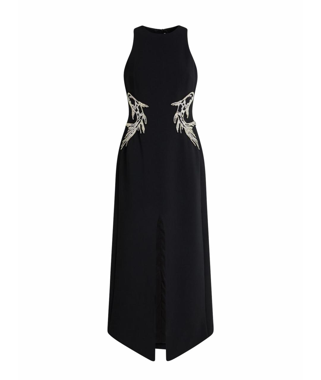 DAVID KOMA Черное вискозное коктейльное платье, фото 1