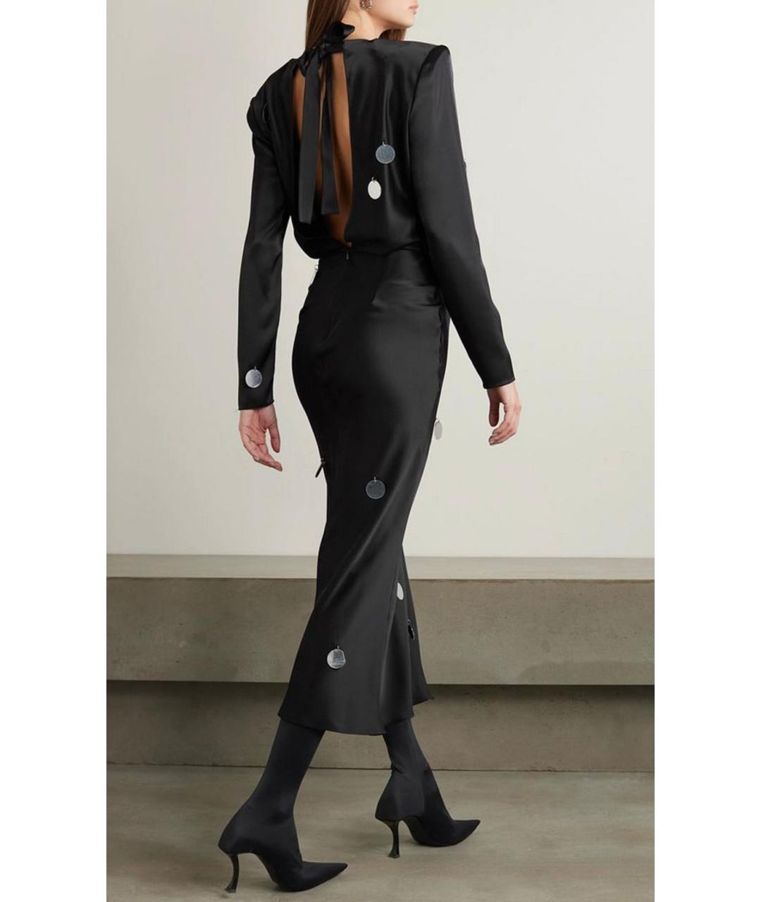 DAVID KOMA Черное коктейльное платье, фото 3