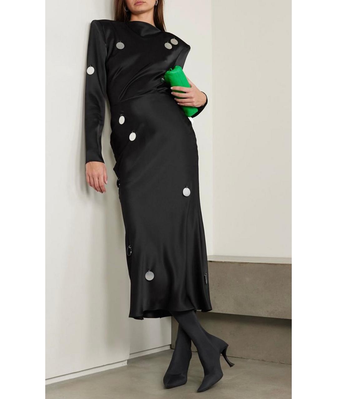 DAVID KOMA Черное коктейльное платье, фото 2