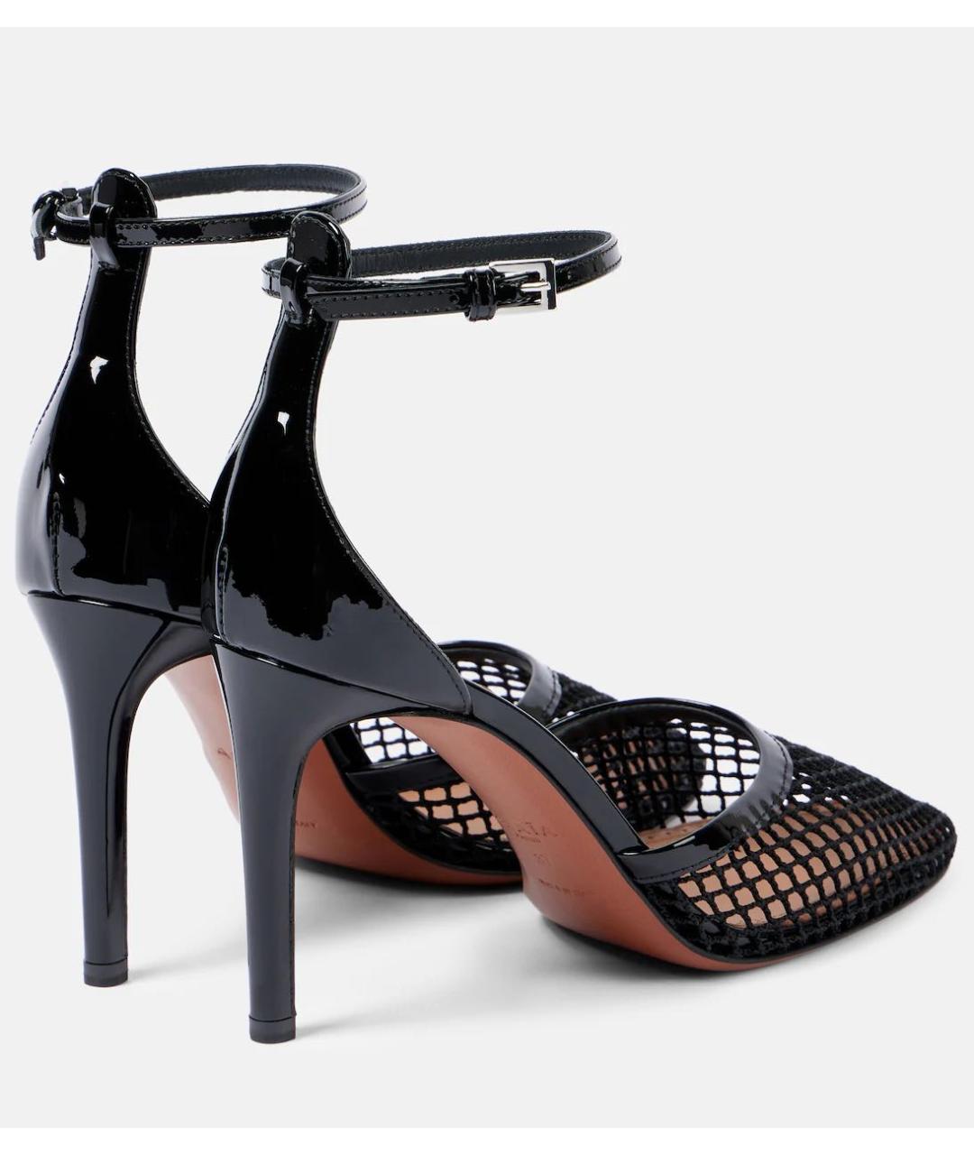 ALAIA Черные туфли из лакированной кожи, фото 4