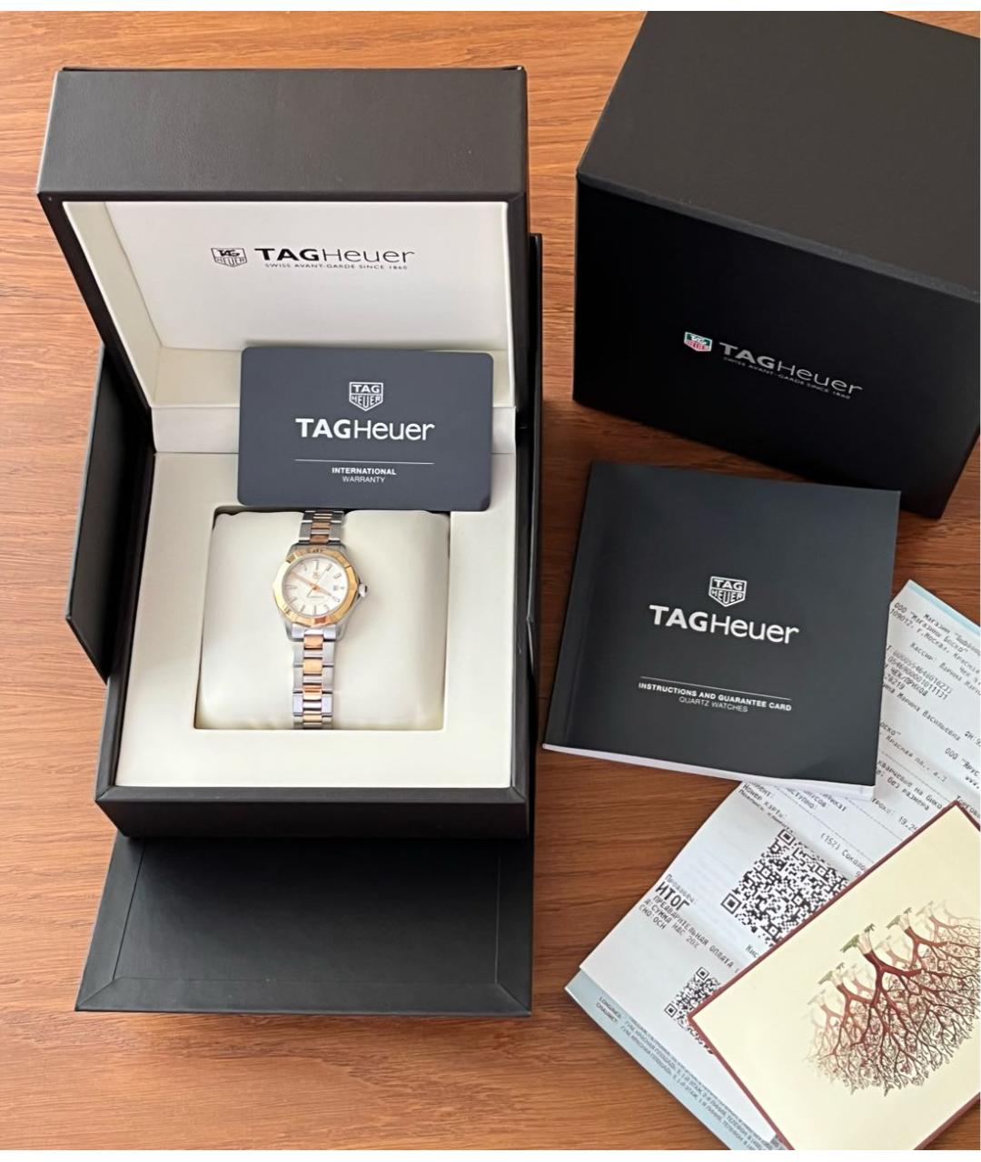 TAG HEUER Золотые часы из розового золота, фото 2