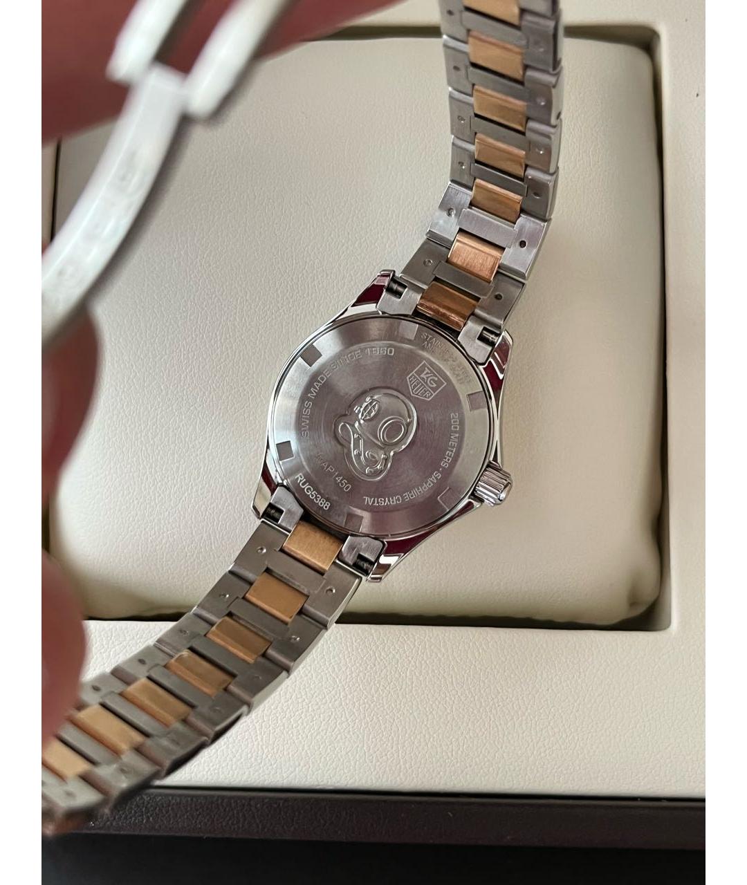 TAG HEUER Золотые часы из розового золота, фото 8