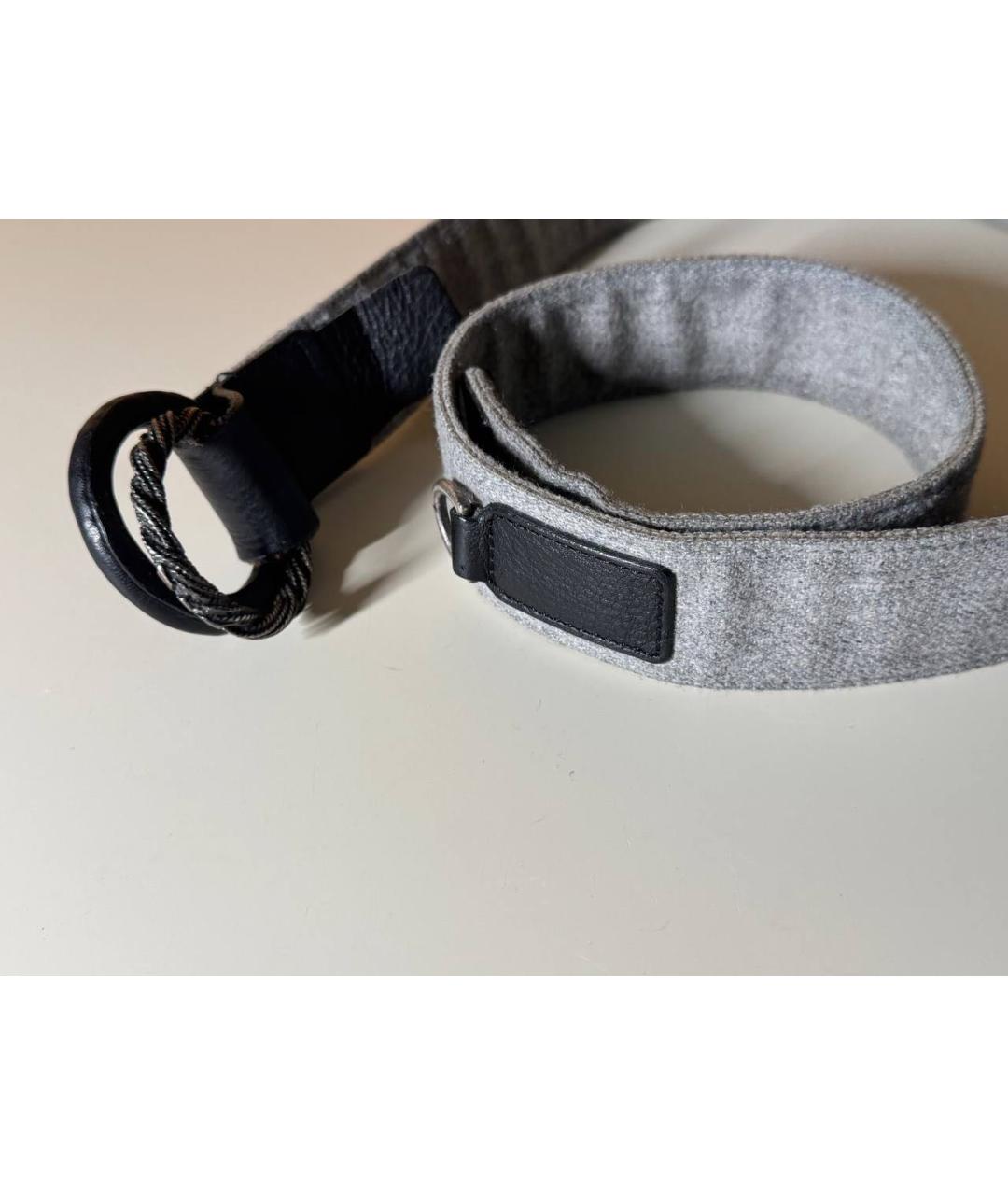 GIORGIO ARMANI Серый ремень, фото 3