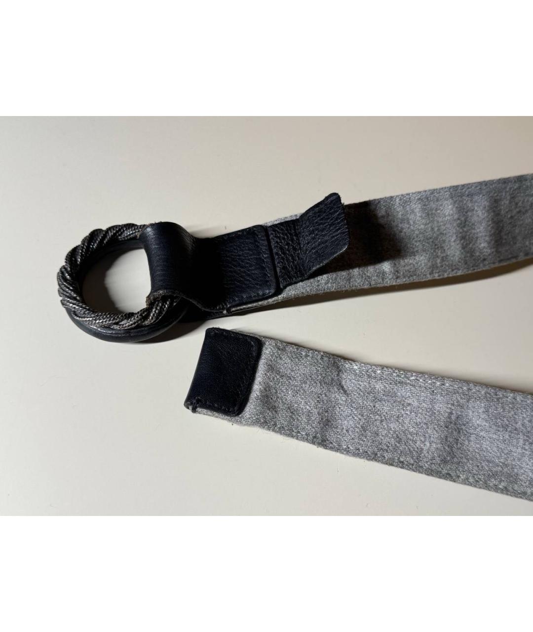 GIORGIO ARMANI Серый ремень, фото 2
