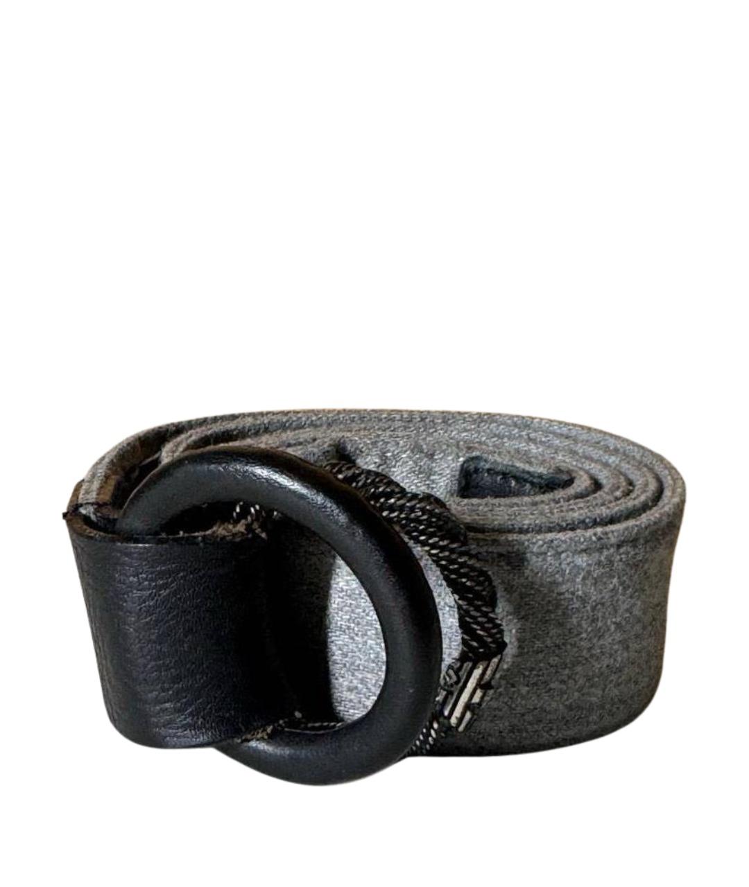 GIORGIO ARMANI Серый ремень, фото 1