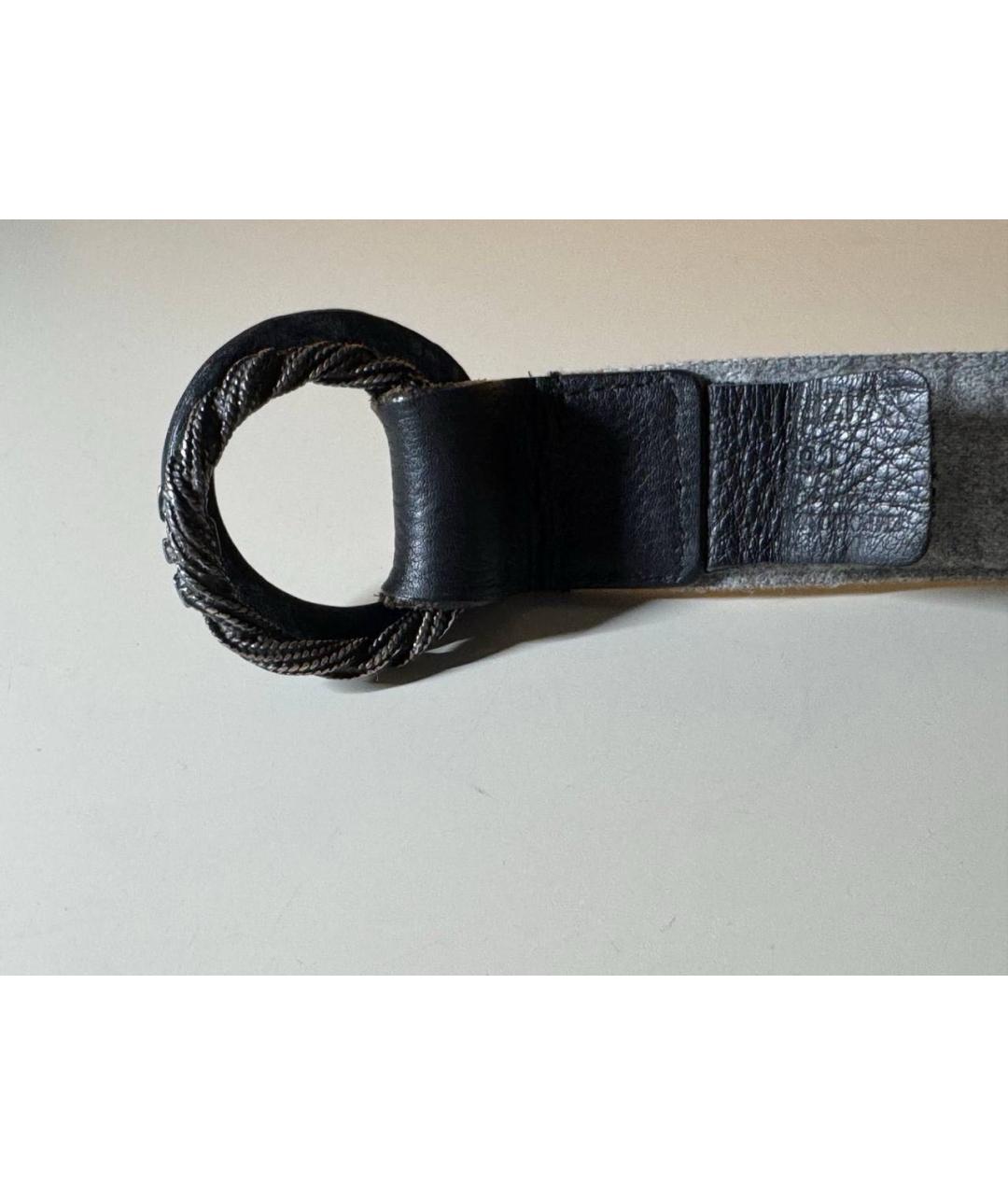 GIORGIO ARMANI Серый ремень, фото 4