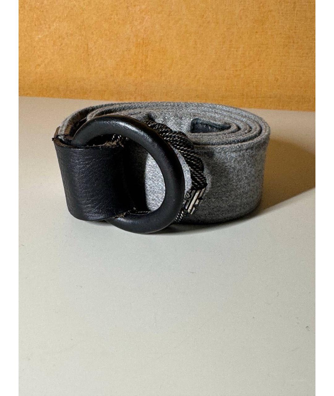 GIORGIO ARMANI Серый ремень, фото 5