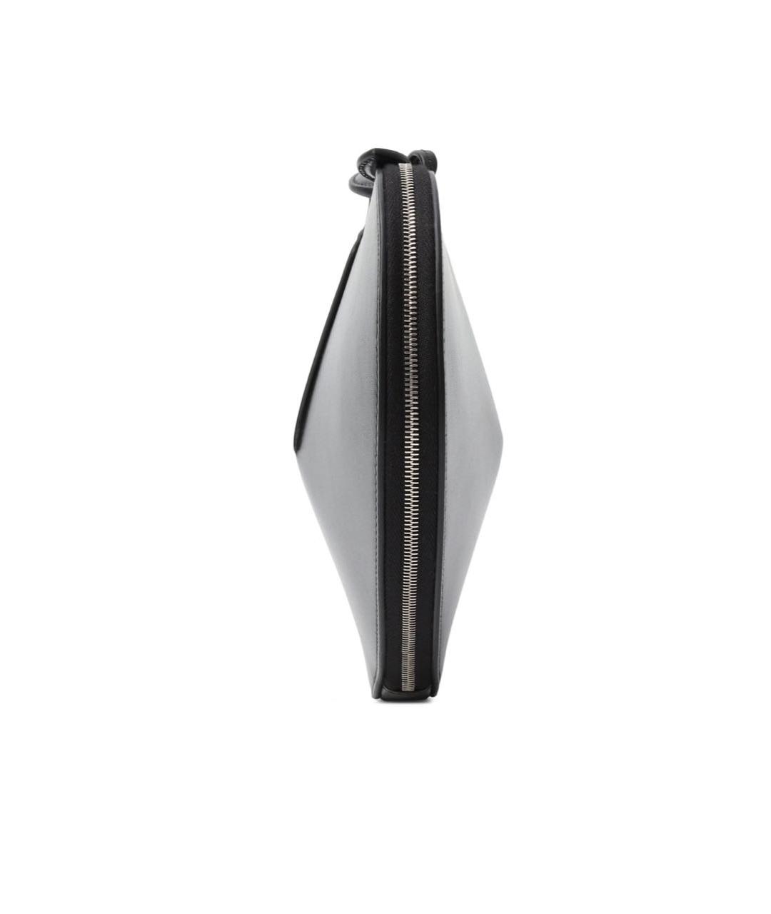 ALAIA Черная кожаная сумка через плечо, фото 2