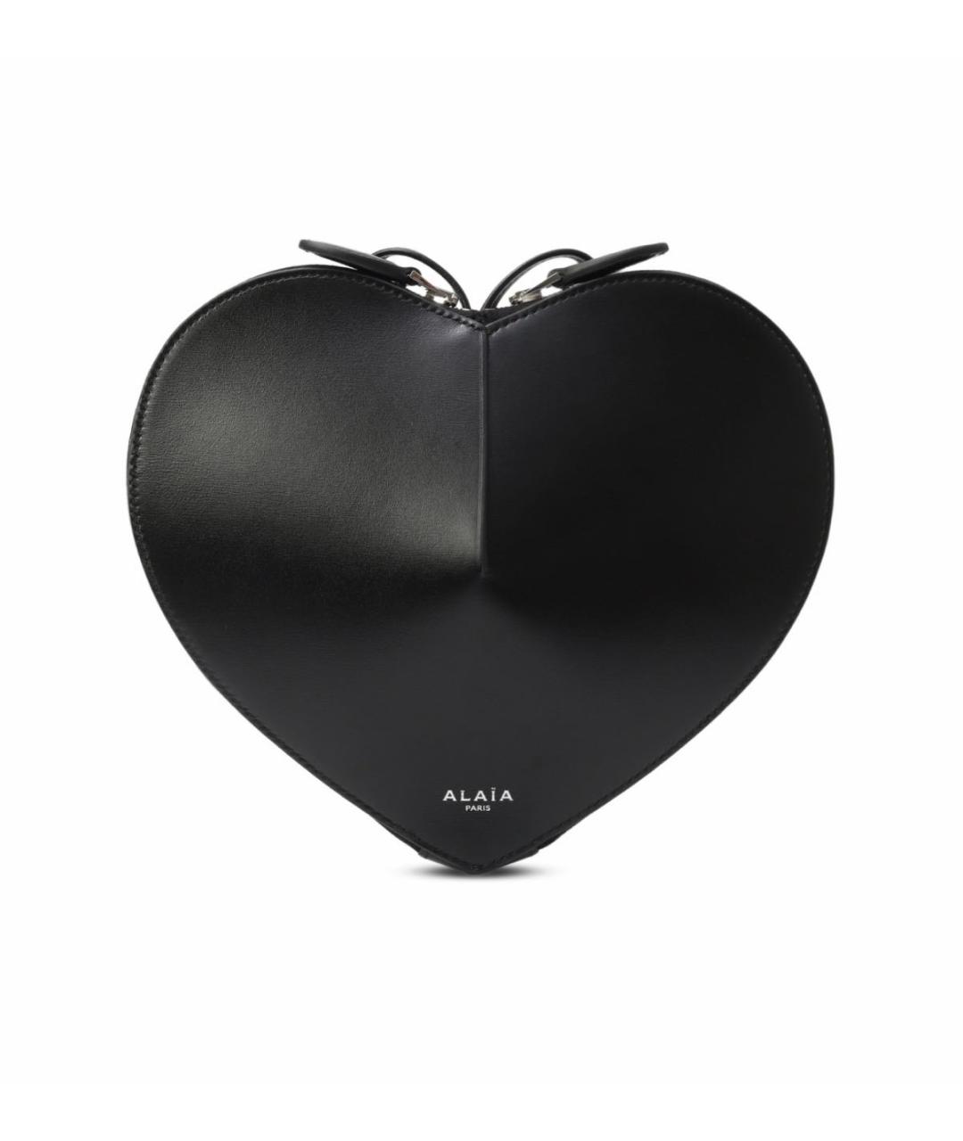 ALAIA Черная кожаная сумка через плечо, фото 5