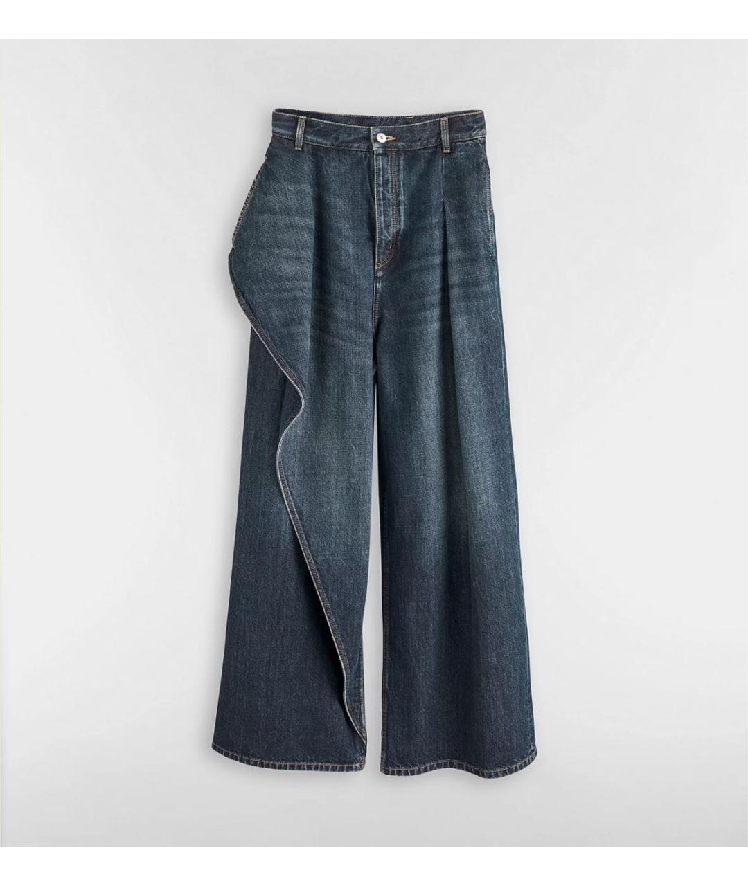 CHRISTIAN DIOR Темно-синие хлопковые прямые джинсы, фото 4