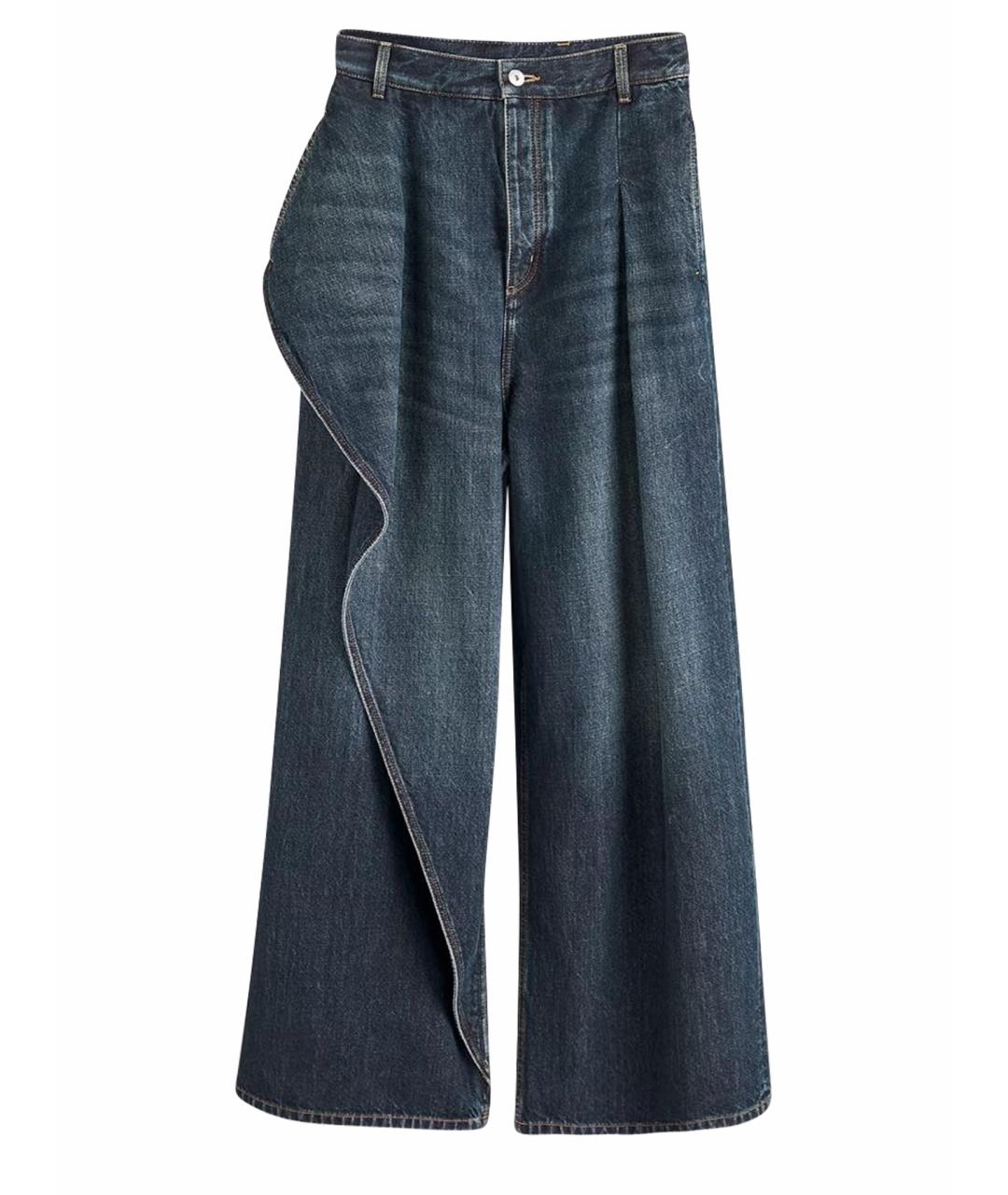 CHRISTIAN DIOR Темно-синие хлопковые прямые джинсы, фото 1