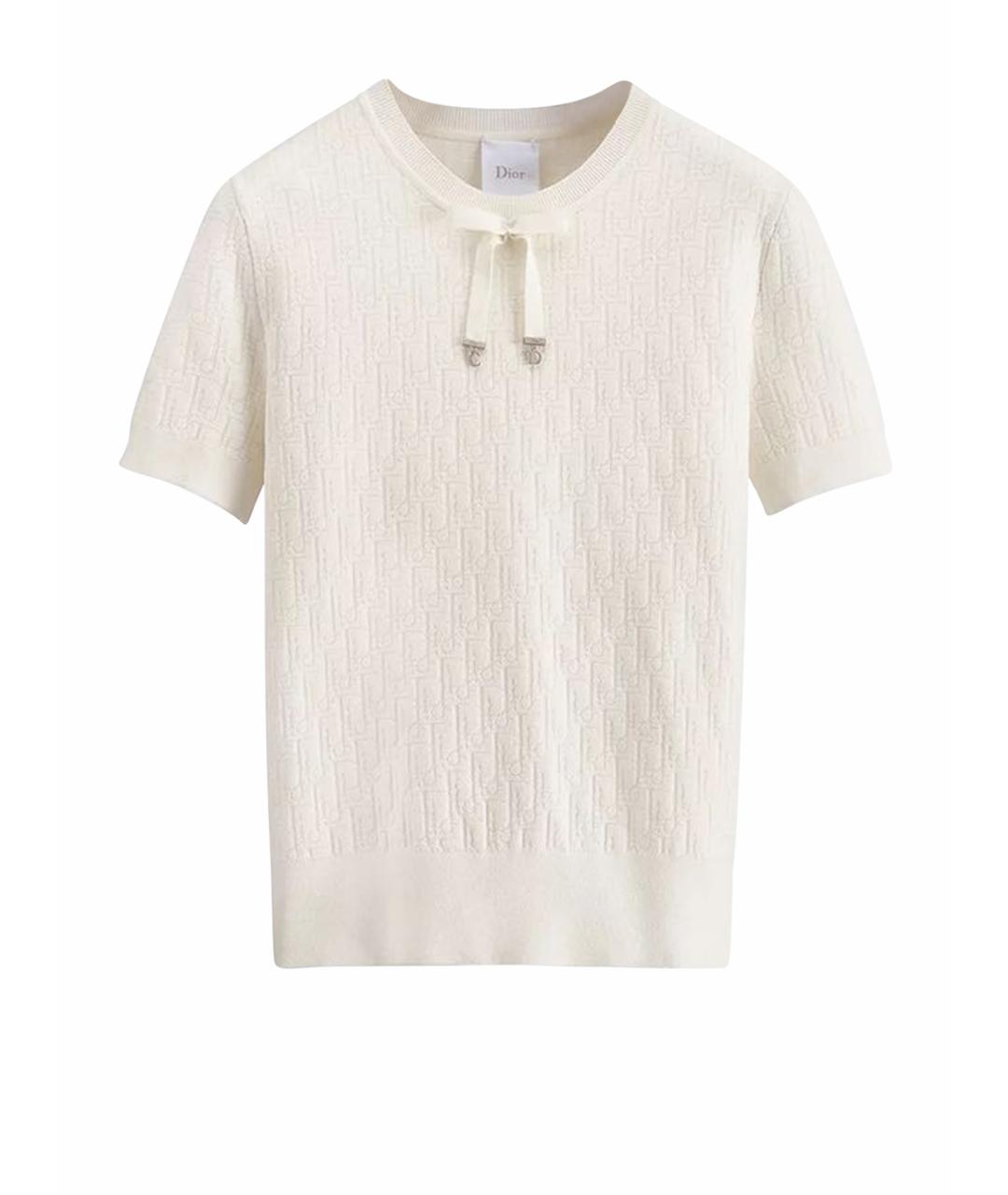 CHRISTIAN DIOR Бежевая футболка, фото 1