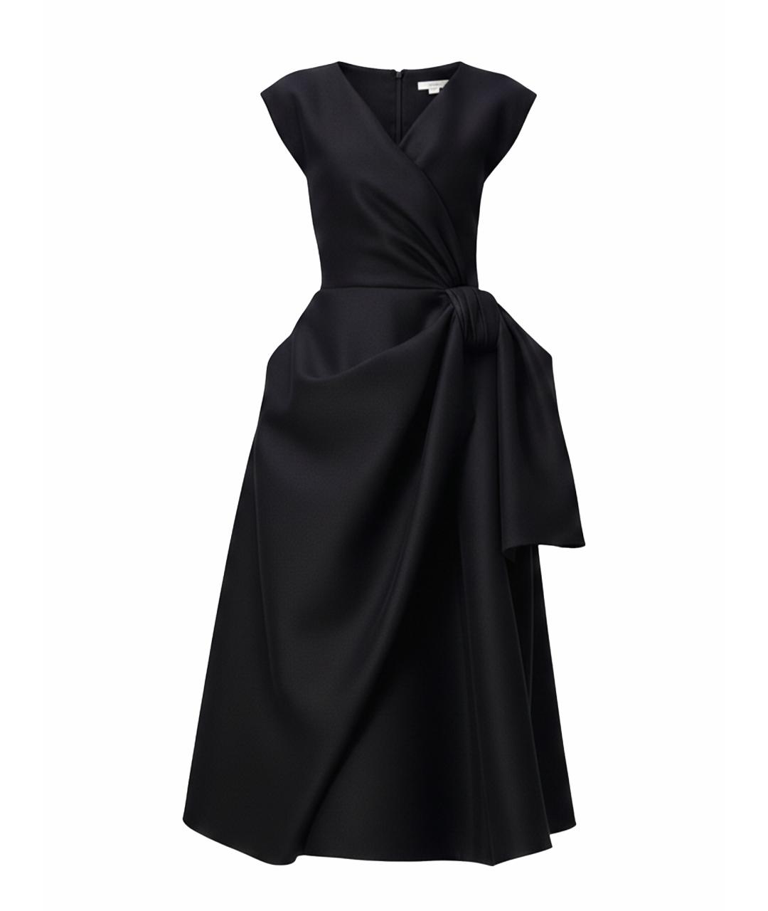 CHRISTIAN DIOR Темно-синее шерстяное платье, фото 1