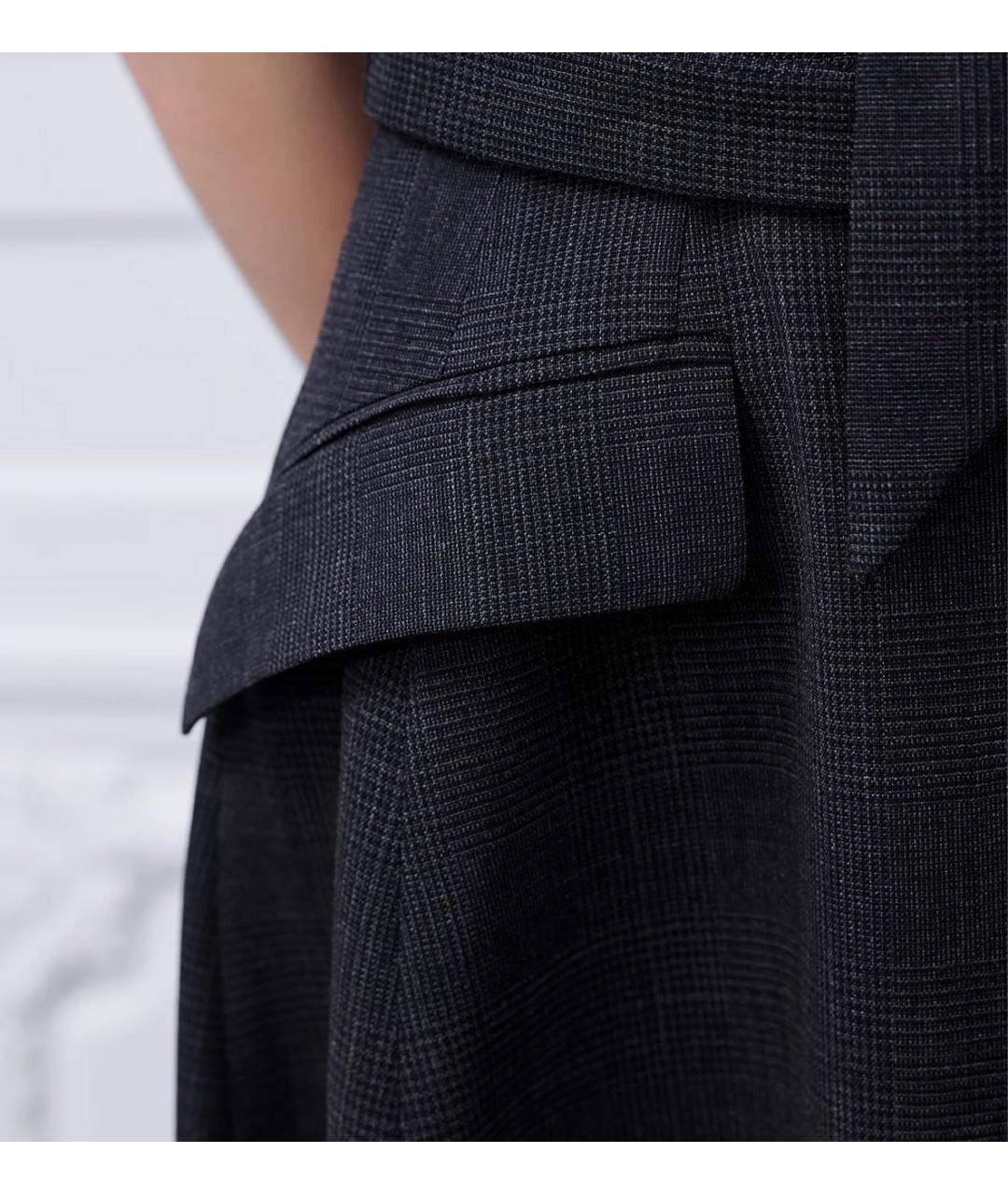 CHRISTIAN DIOR Черное шерстяное платье, фото 3