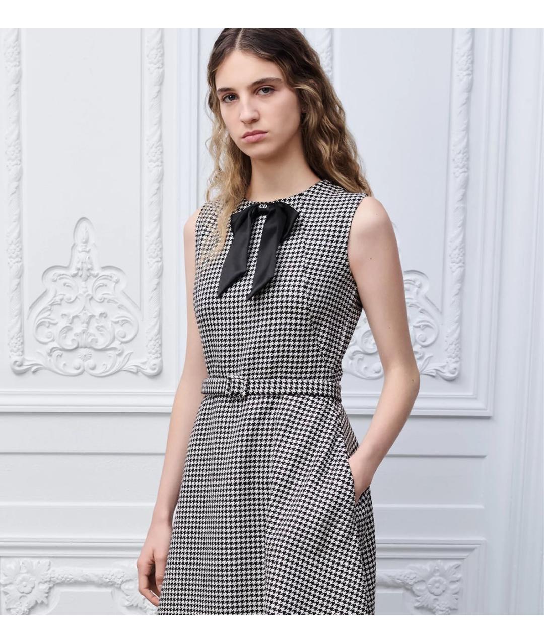 CHRISTIAN DIOR Черный шерстяной джемпер / свитер, фото 4