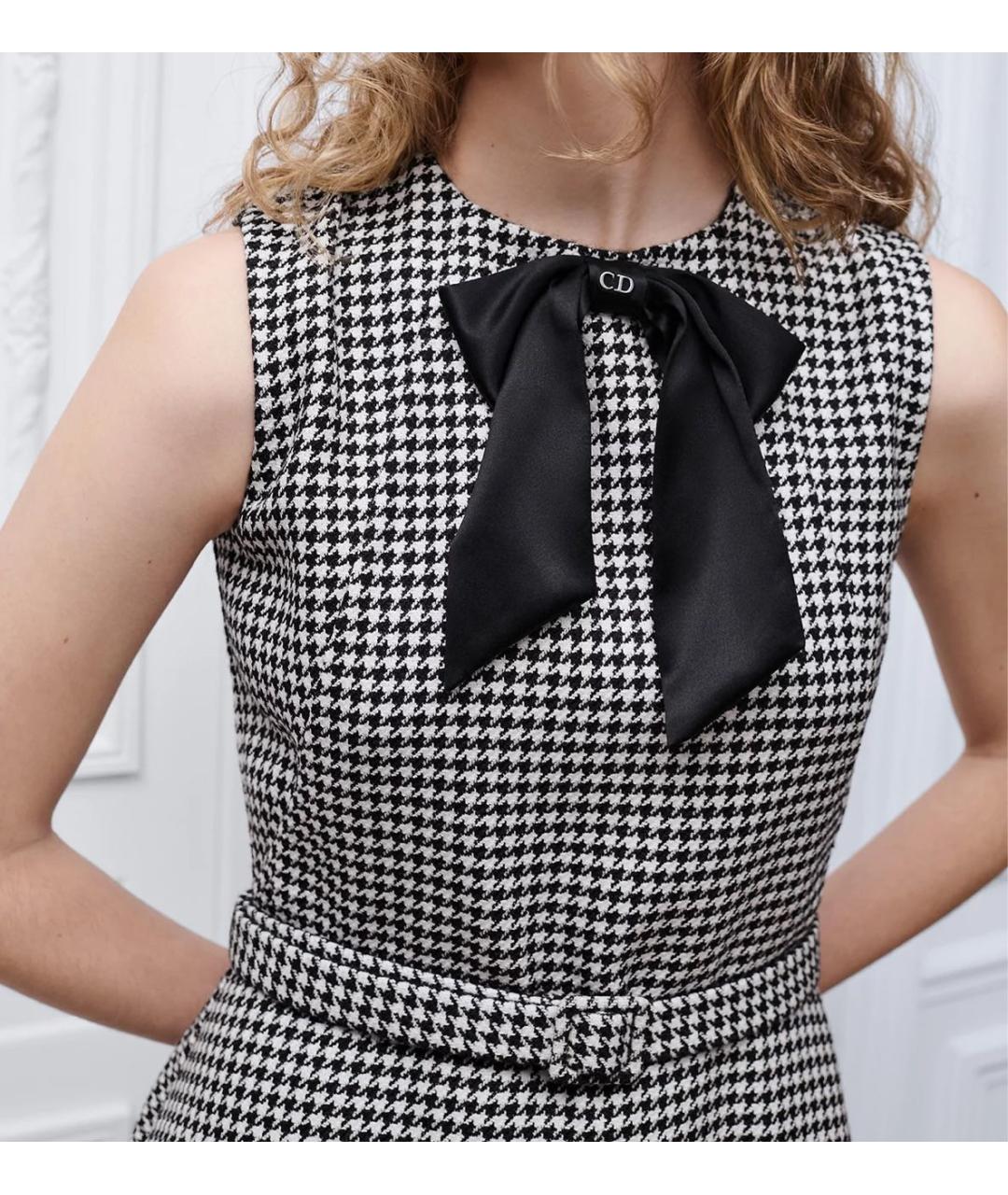 CHRISTIAN DIOR Черный шерстяной джемпер / свитер, фото 3