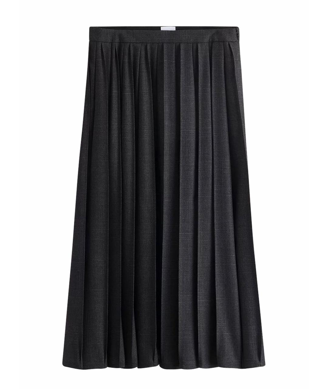 CHRISTIAN DIOR Черная шерстяная юбка миди, фото 1