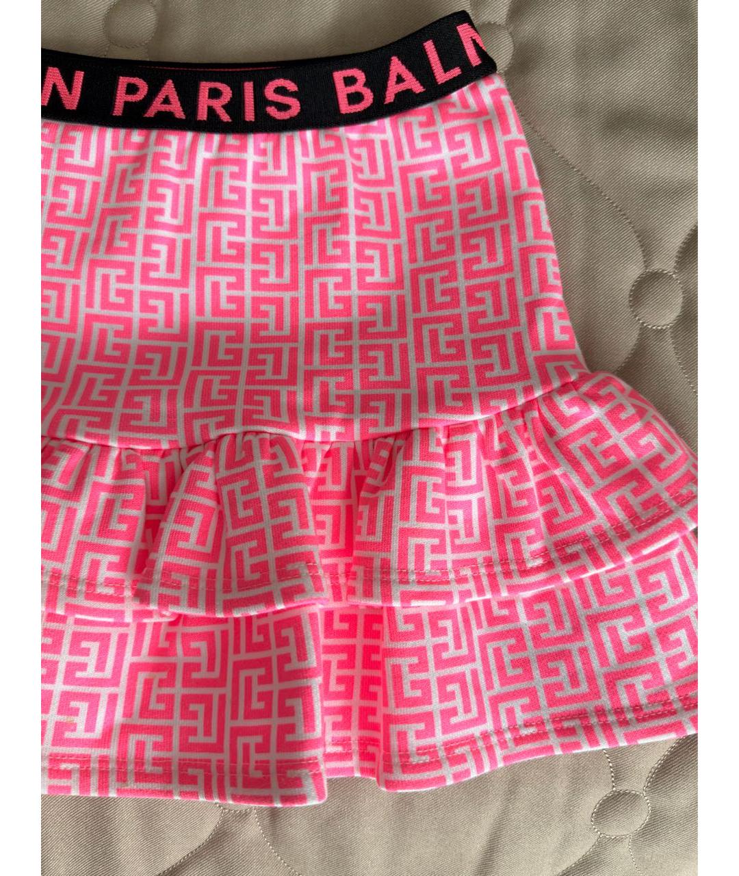 BALMAIN KIDS Розовый хлопковый комплект, фото 5