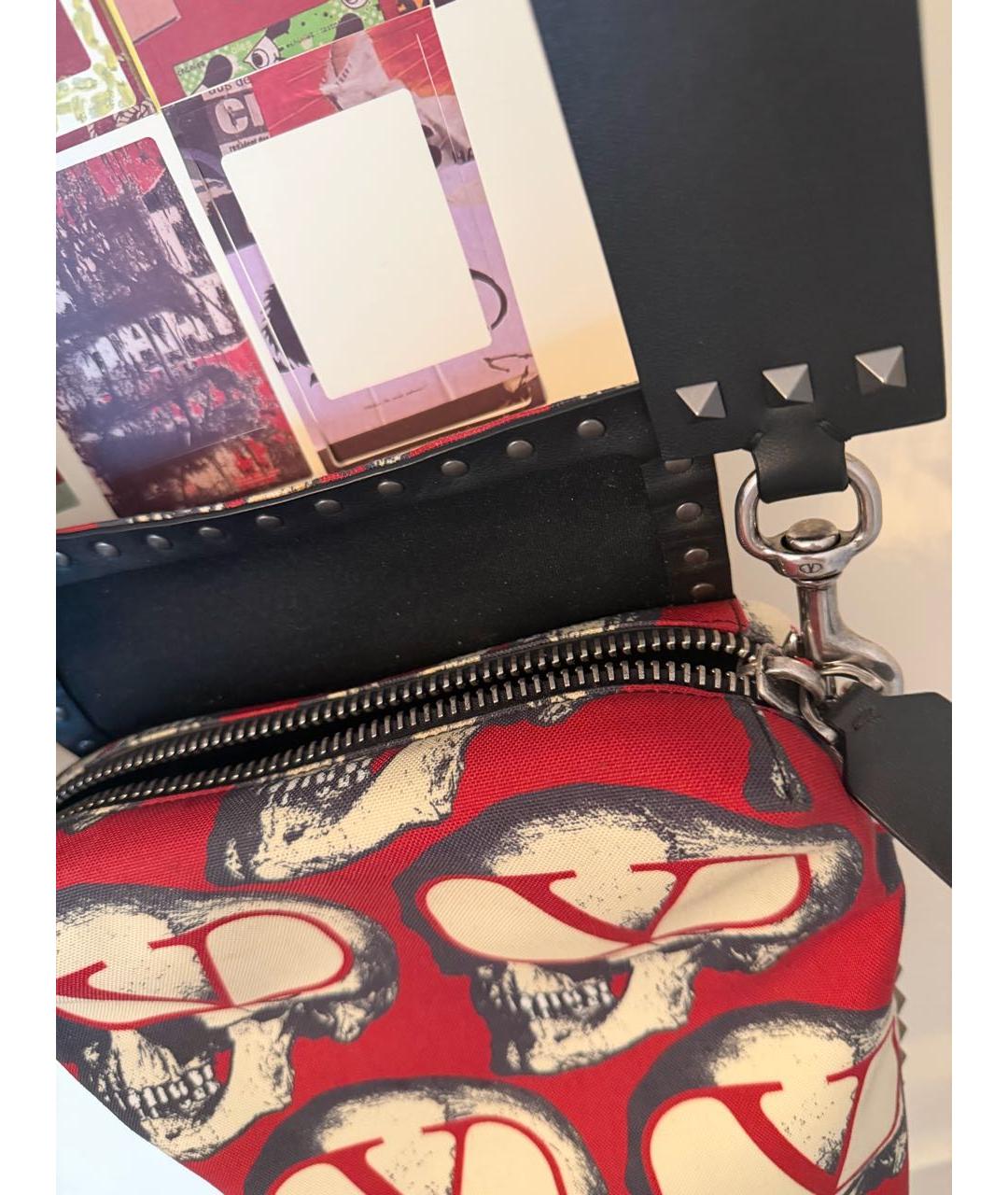 VALENTINO Красная сумка на плечо, фото 4