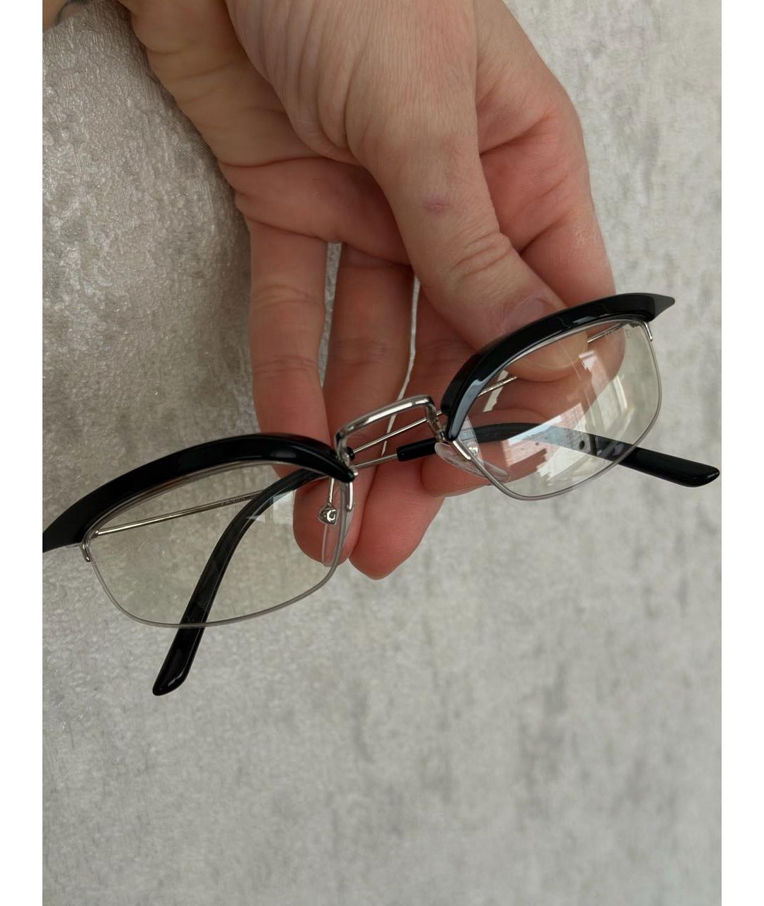 PRADA Черные металлические солнцезащитные очки, фото 5