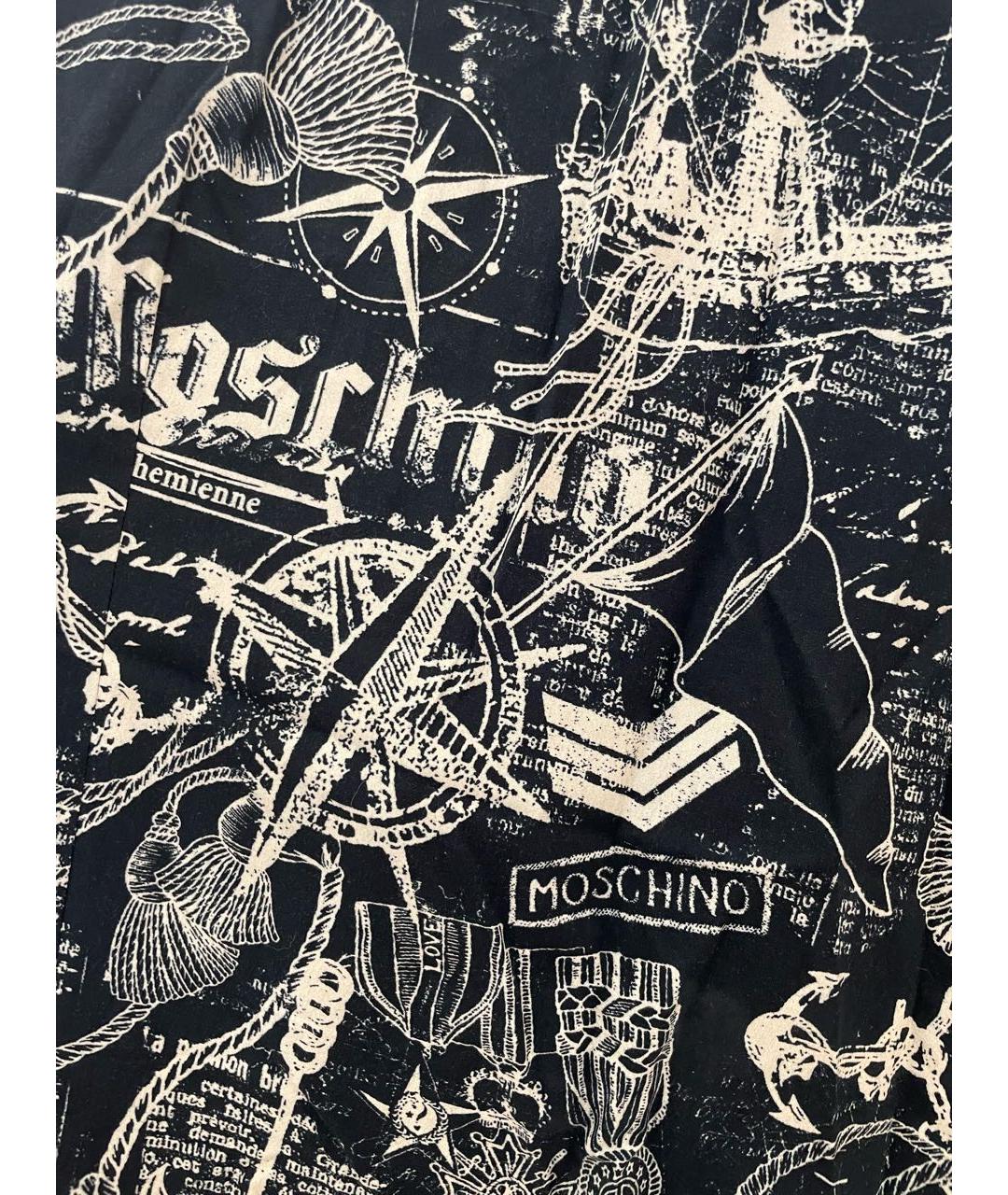 LOVE MOSCHINO Мульти хлопковая кэжуал рубашка, фото 4