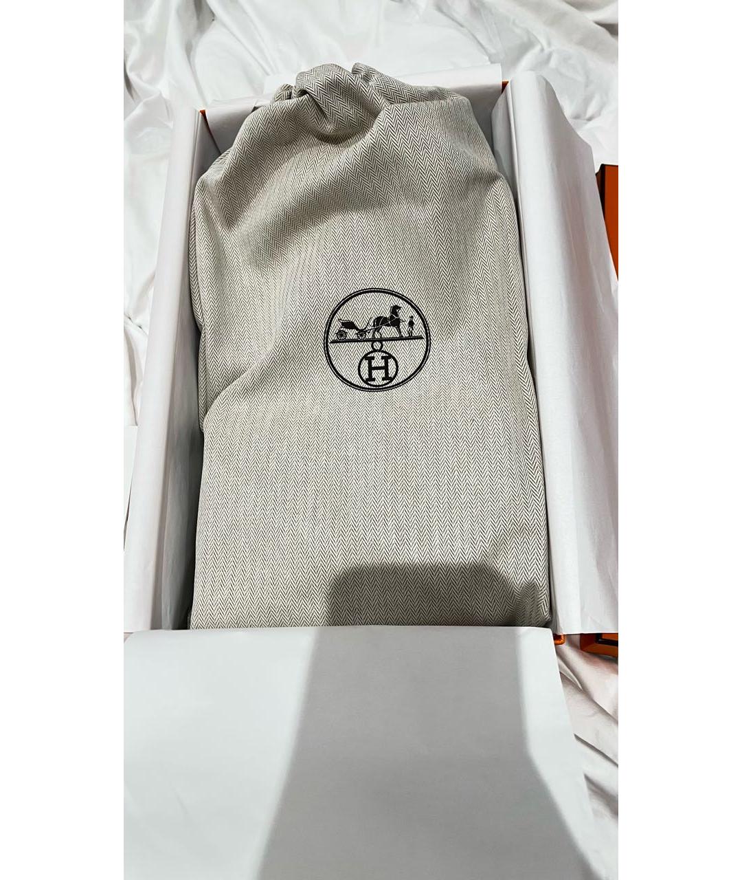 HERMES Красная кожаная сумка через плечо, фото 6