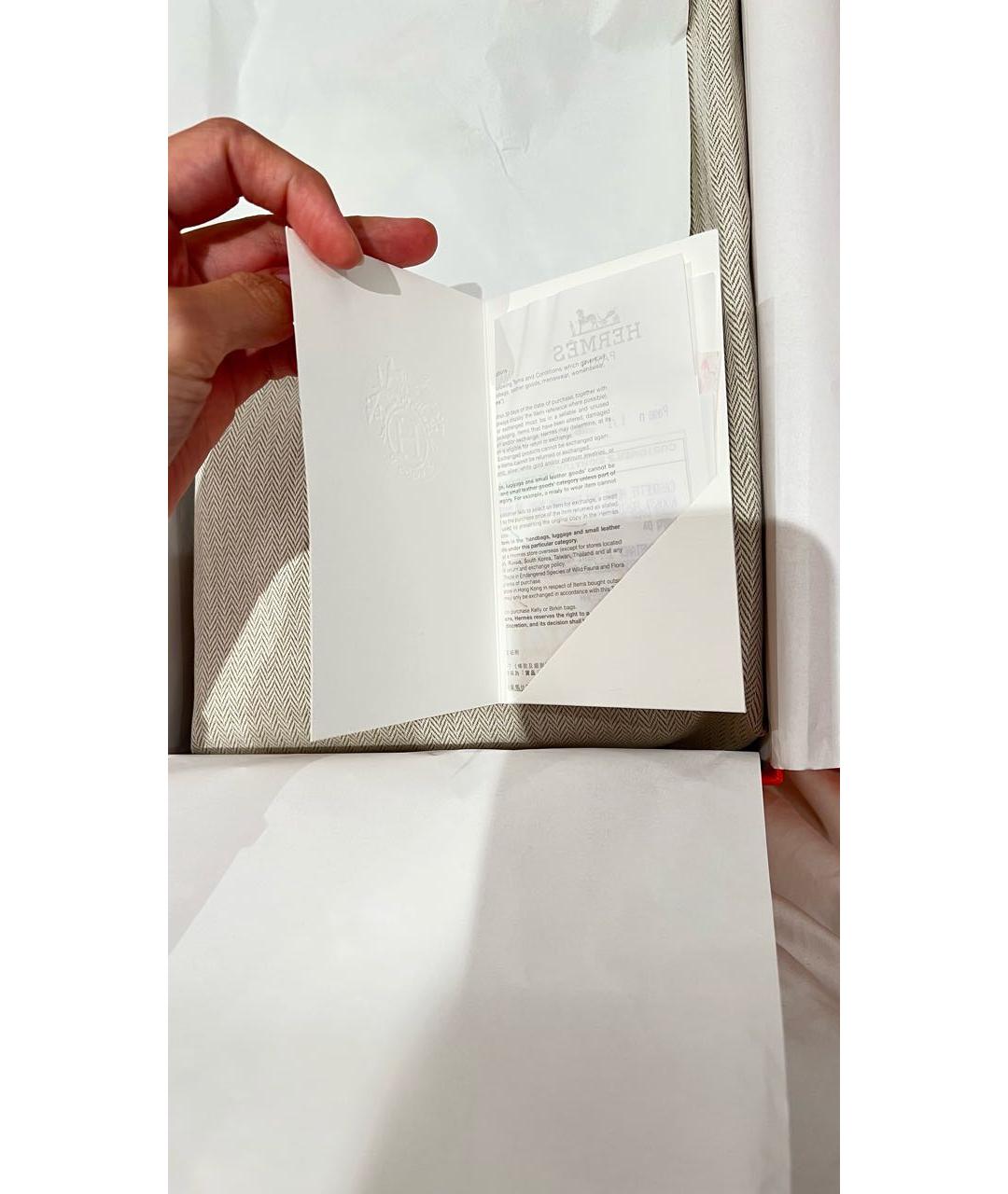 HERMES Красная кожаная сумка через плечо, фото 7