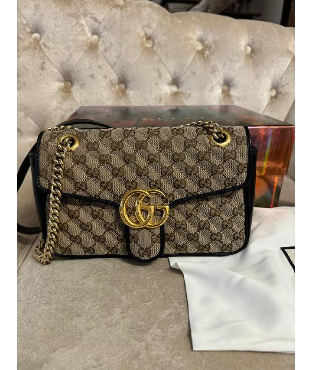 GUCCI Бежевая сумка через плечо, фото 5