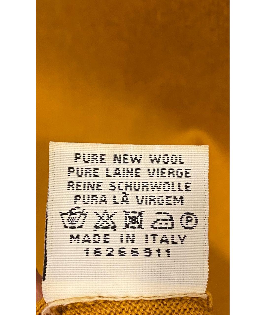 CORNELIANI Горчичная шерстяная водолазка, фото 8