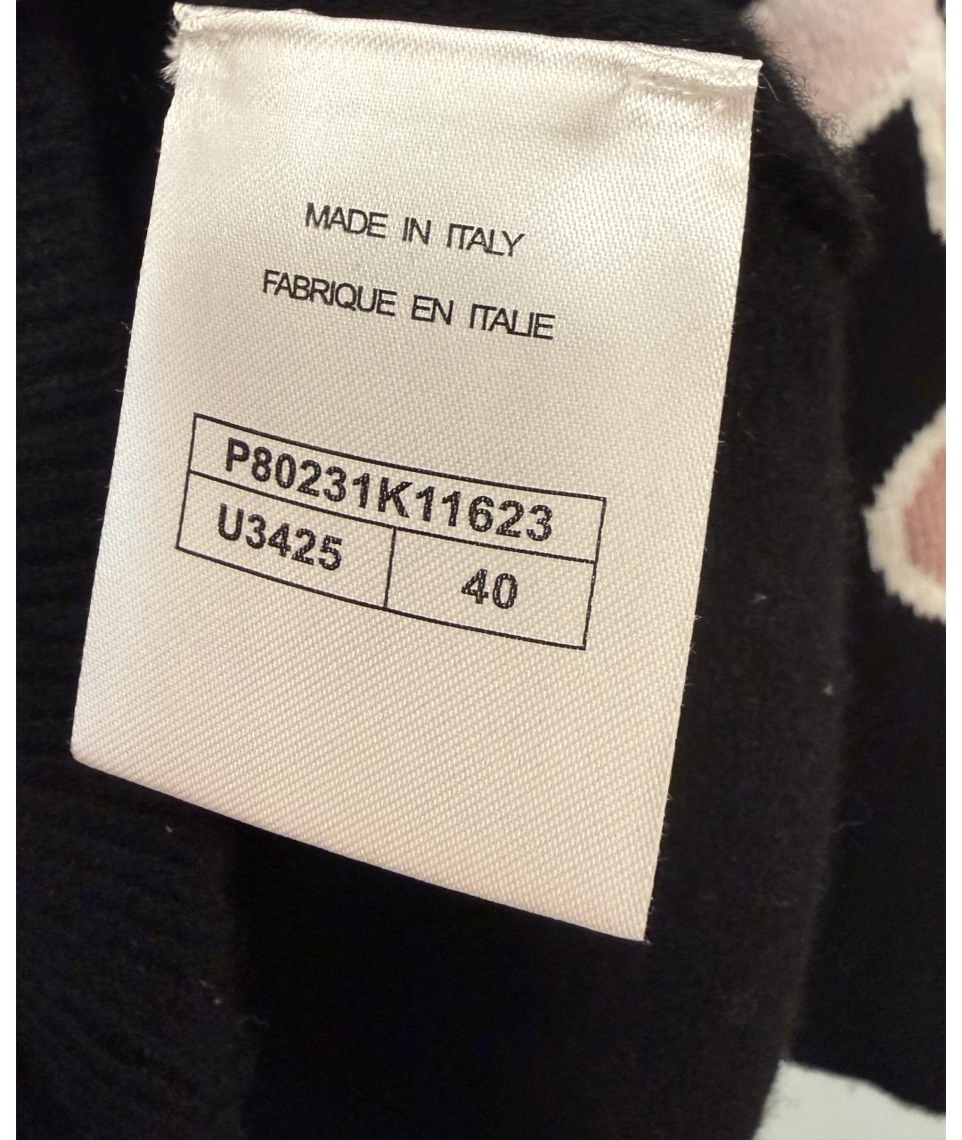 CHANEL Черный кашемировый кардиган, фото 3