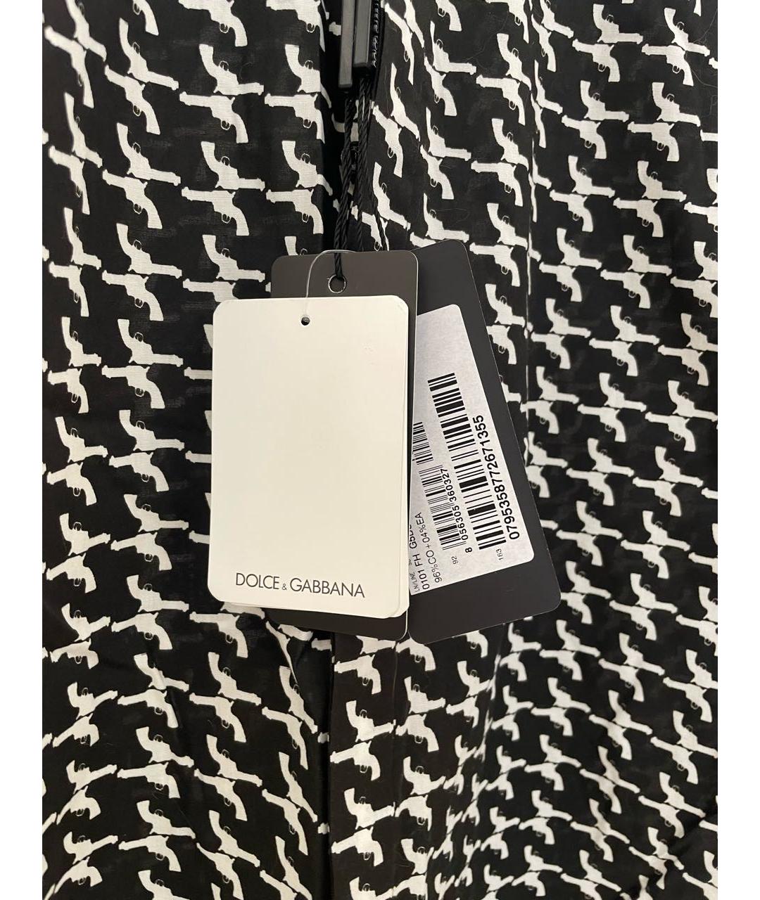 DOLCE&GABBANA Мульти хлопковая кэжуал рубашка, фото 5