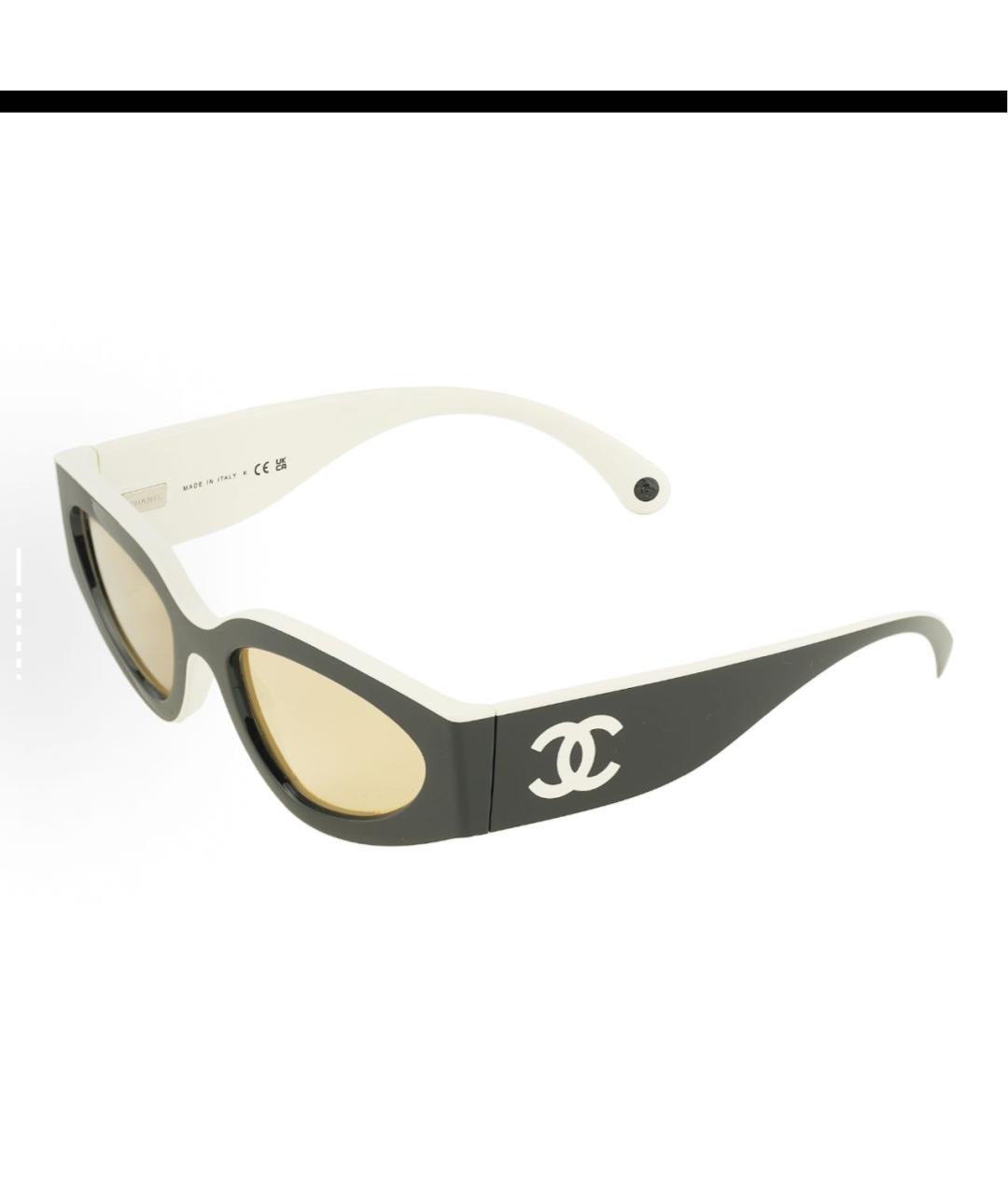 CHANEL Мульти пластиковые солнцезащитные очки, фото 5