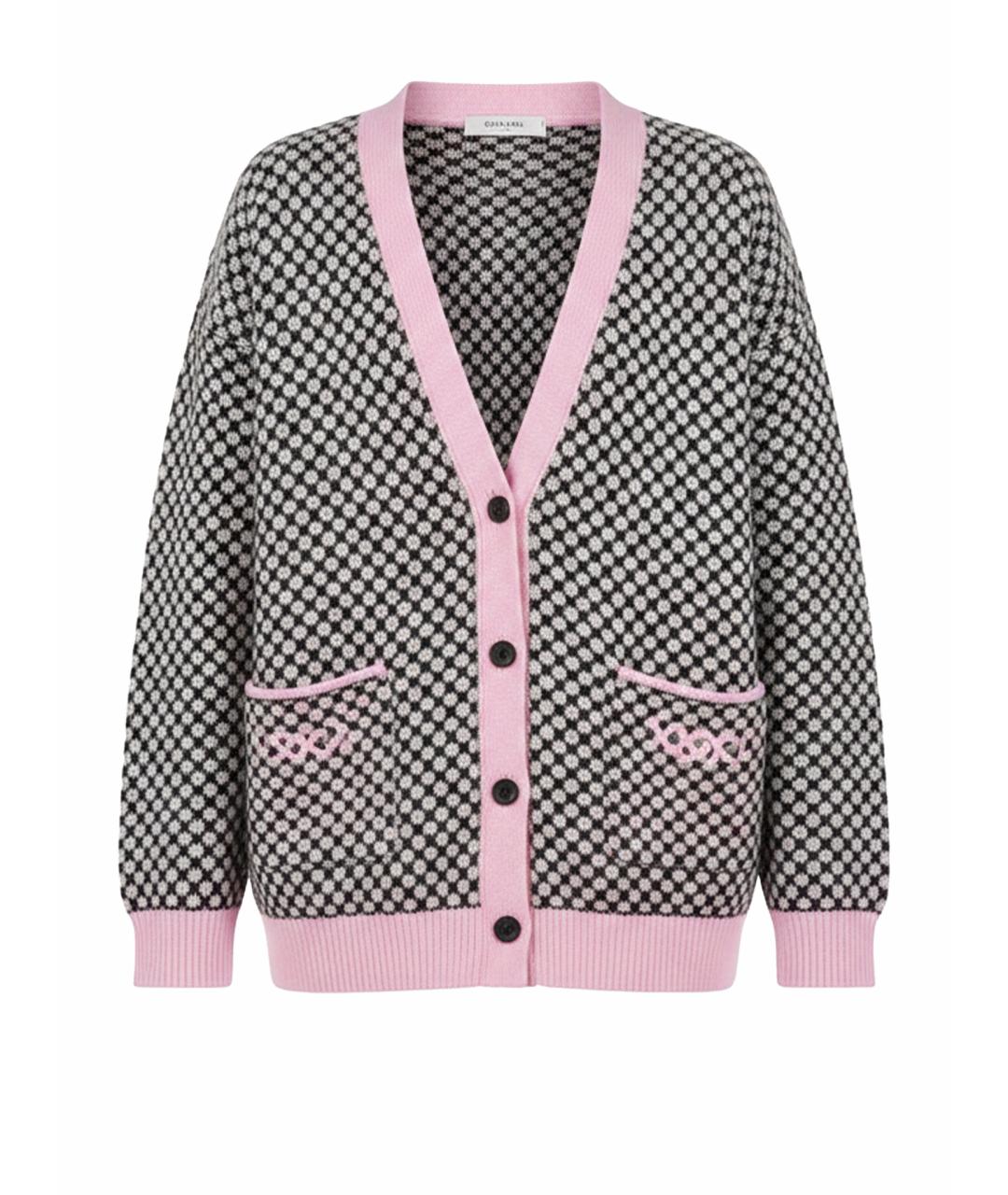 CHRISTIAN DIOR Розовый шерстяной кардиган, фото 1