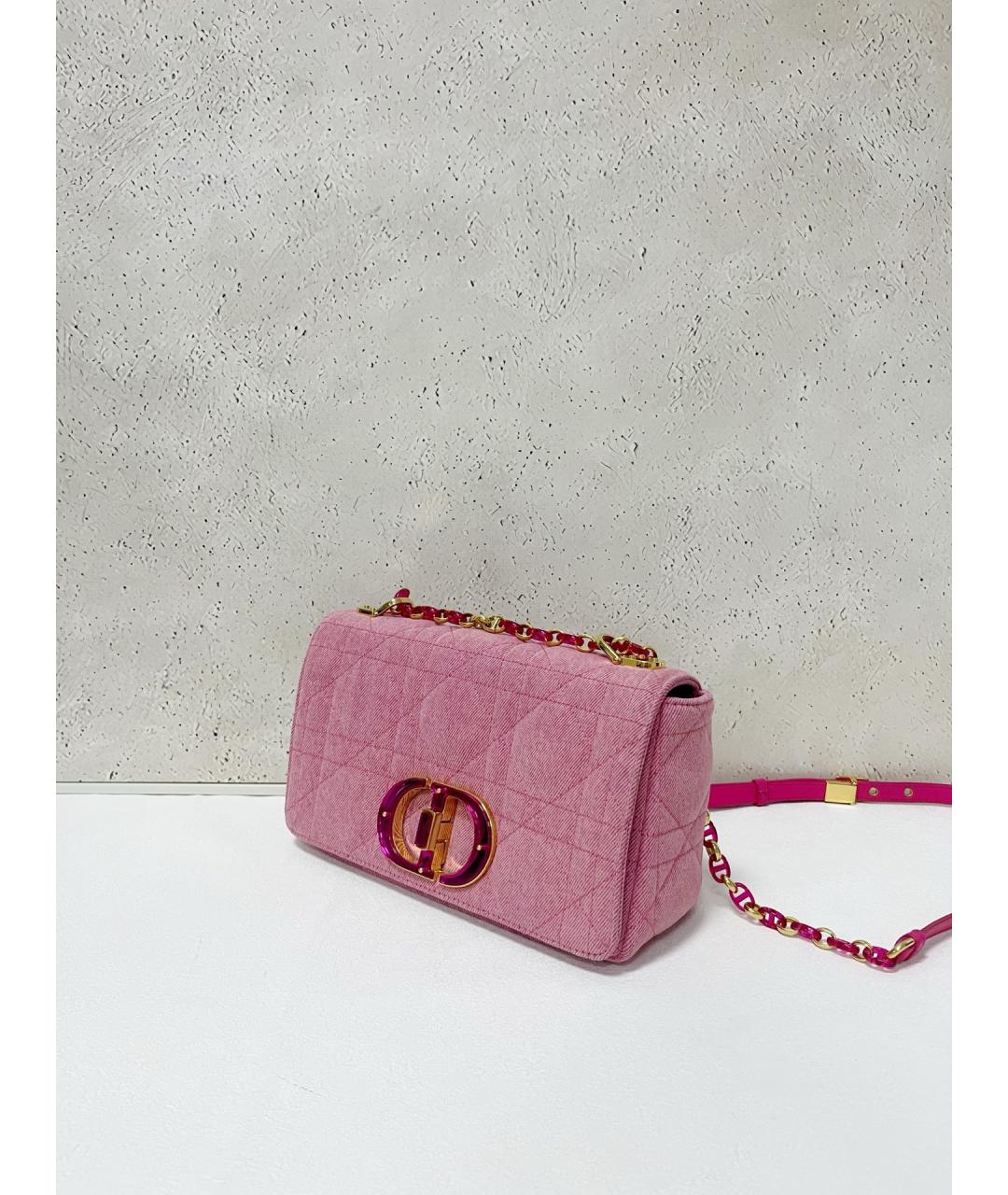 CHRISTIAN DIOR Розовая сумка через плечо, фото 5