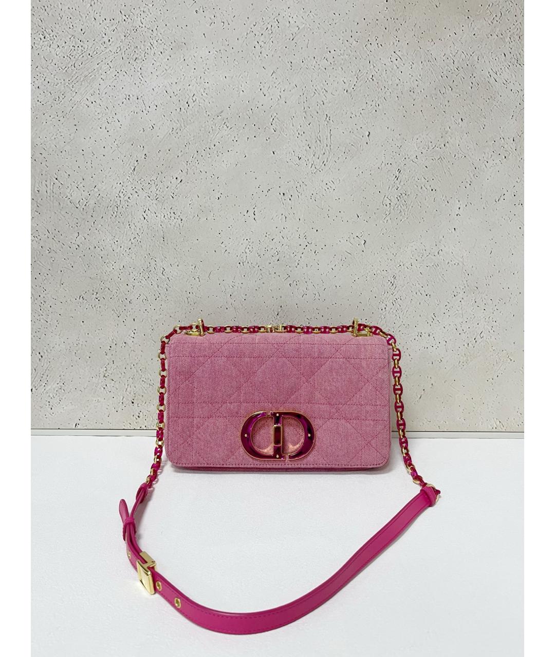 CHRISTIAN DIOR Розовая сумка через плечо, фото 2