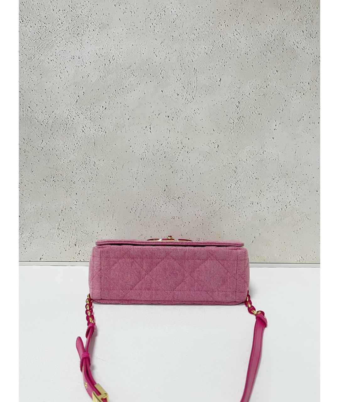 CHRISTIAN DIOR Розовая сумка через плечо, фото 6