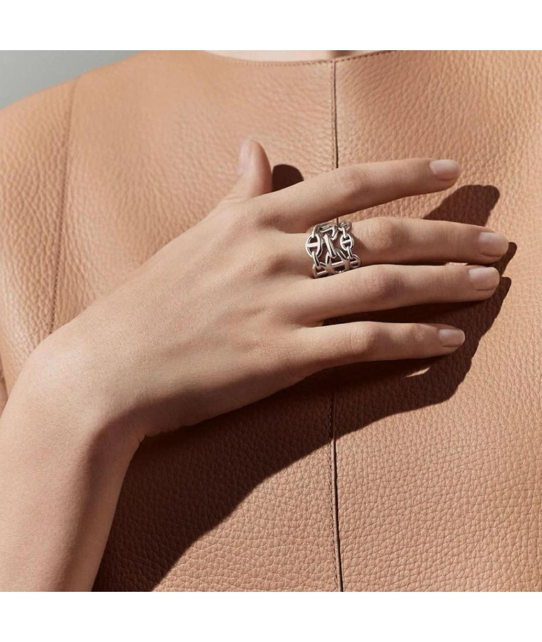 HERMES Серебряное серебряное кольцо, фото 3