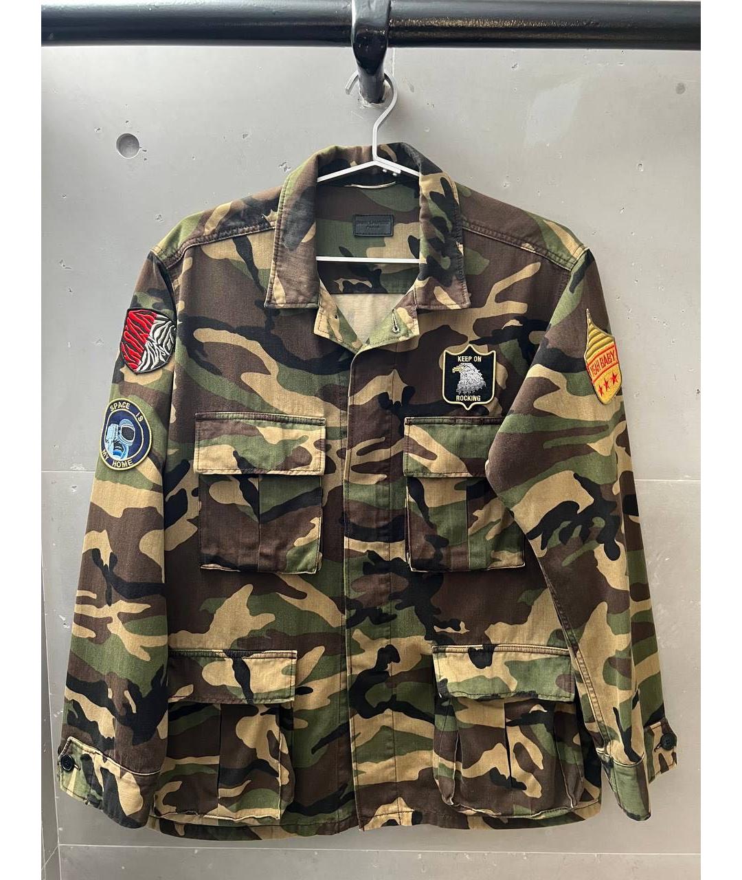 SAINT LAURENT Мульти хлопковая куртка, фото 3